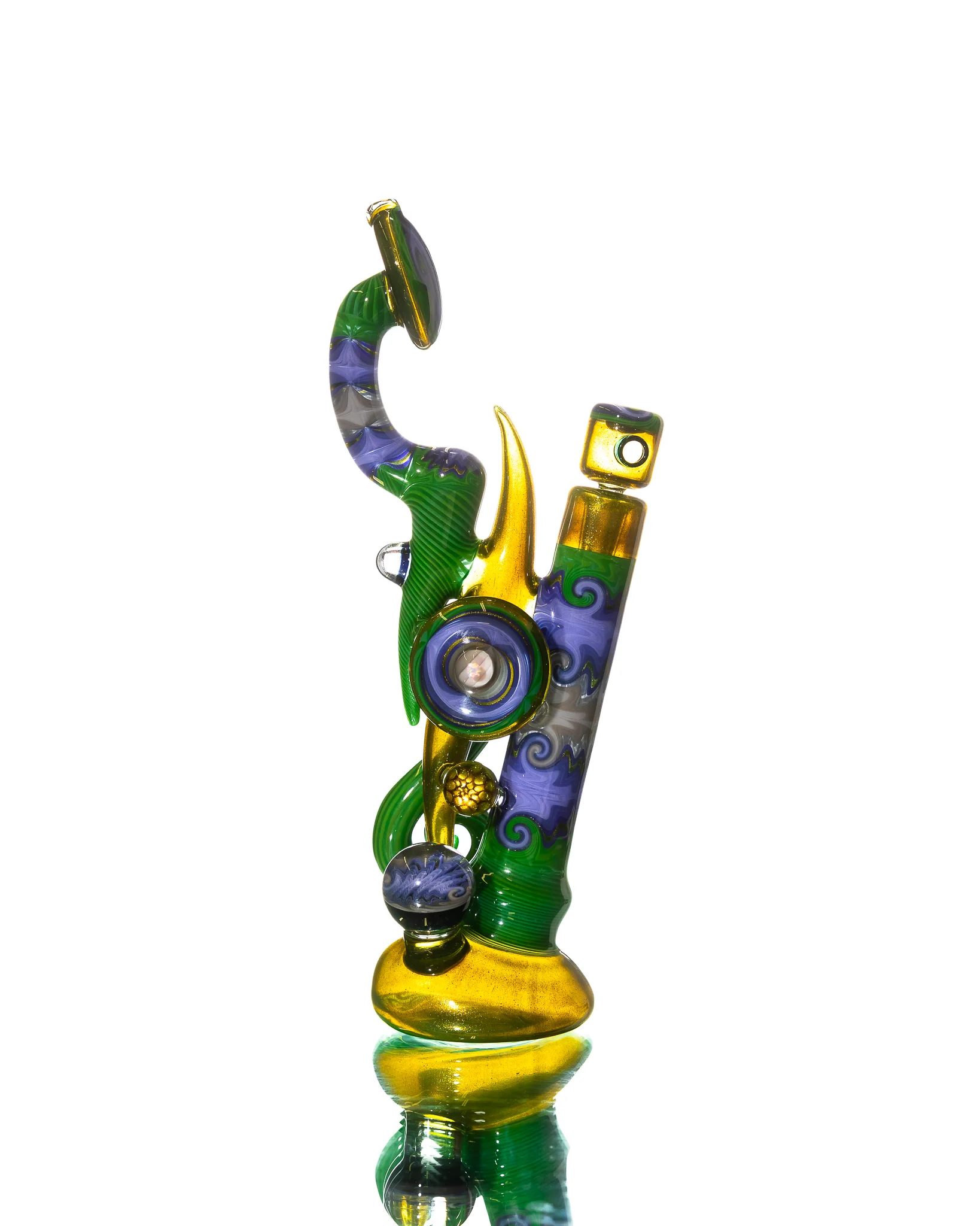 Aaron B - Water Pipe - Green & Purple - Image 5
