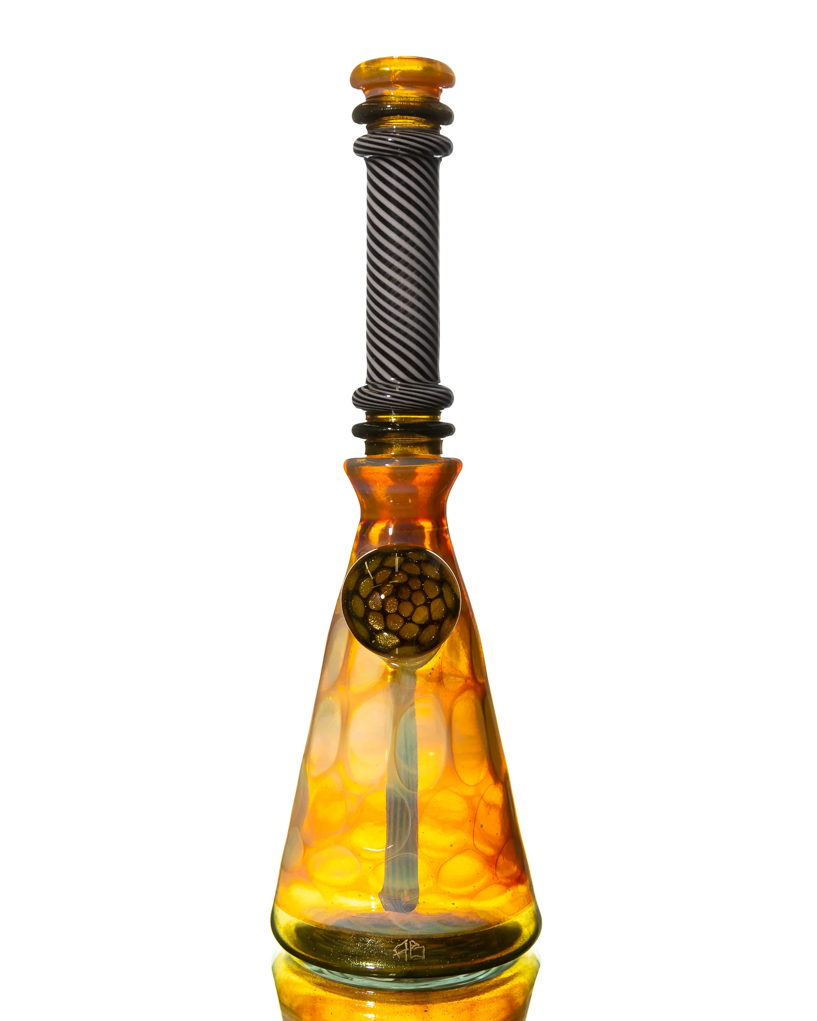 Aaron B - Faceted Beaker - Yellow & Green - Image 4