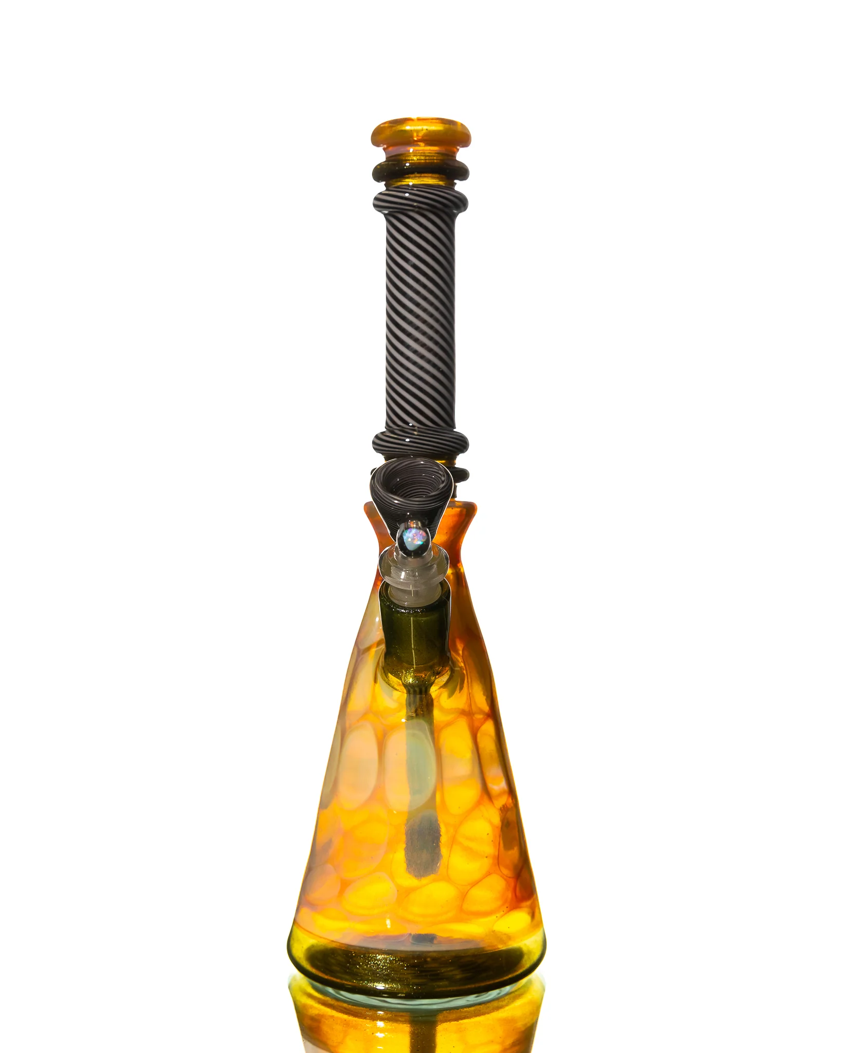 Aaron B - Faceted Beaker - Yellow & Green - Image 5