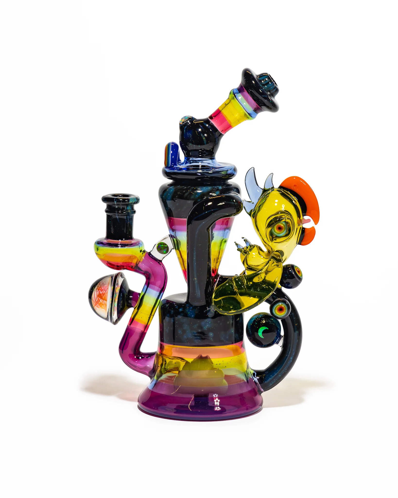 Big Z x RJ Glass - Collab Rainbow Toucan Recycler - Image 5