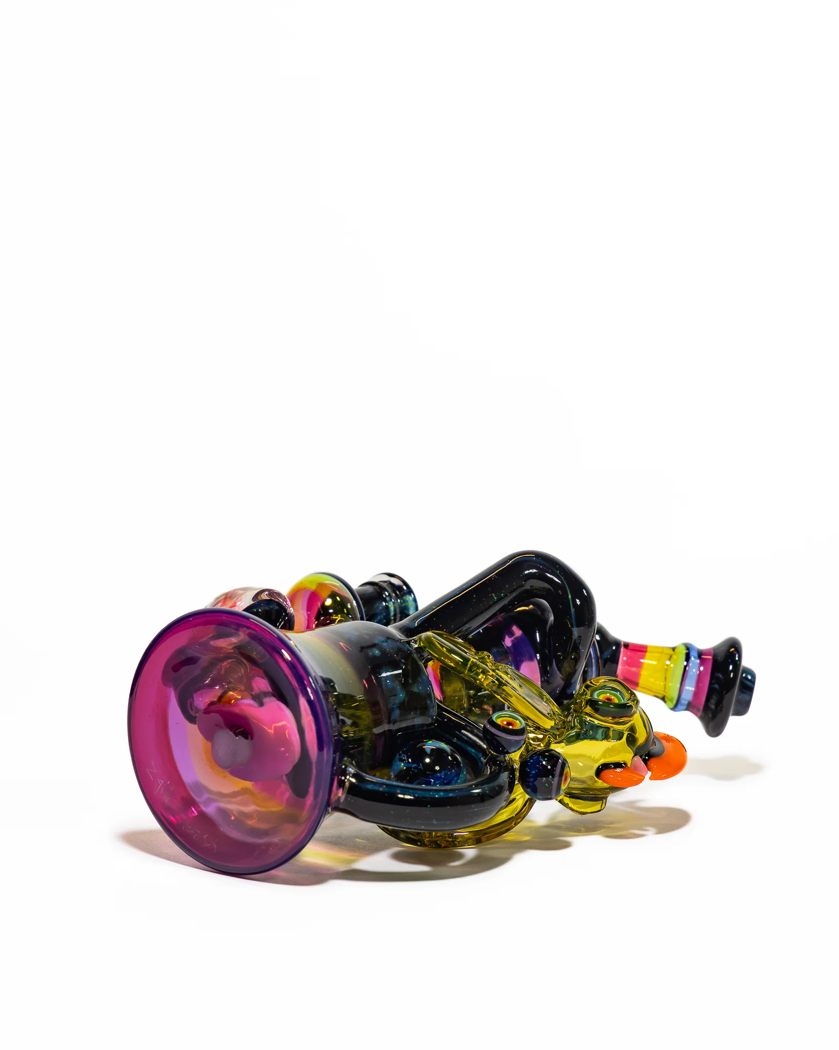 Big Z x RJ Glass - Collab Rainbow Toucan Recycler - Image 9