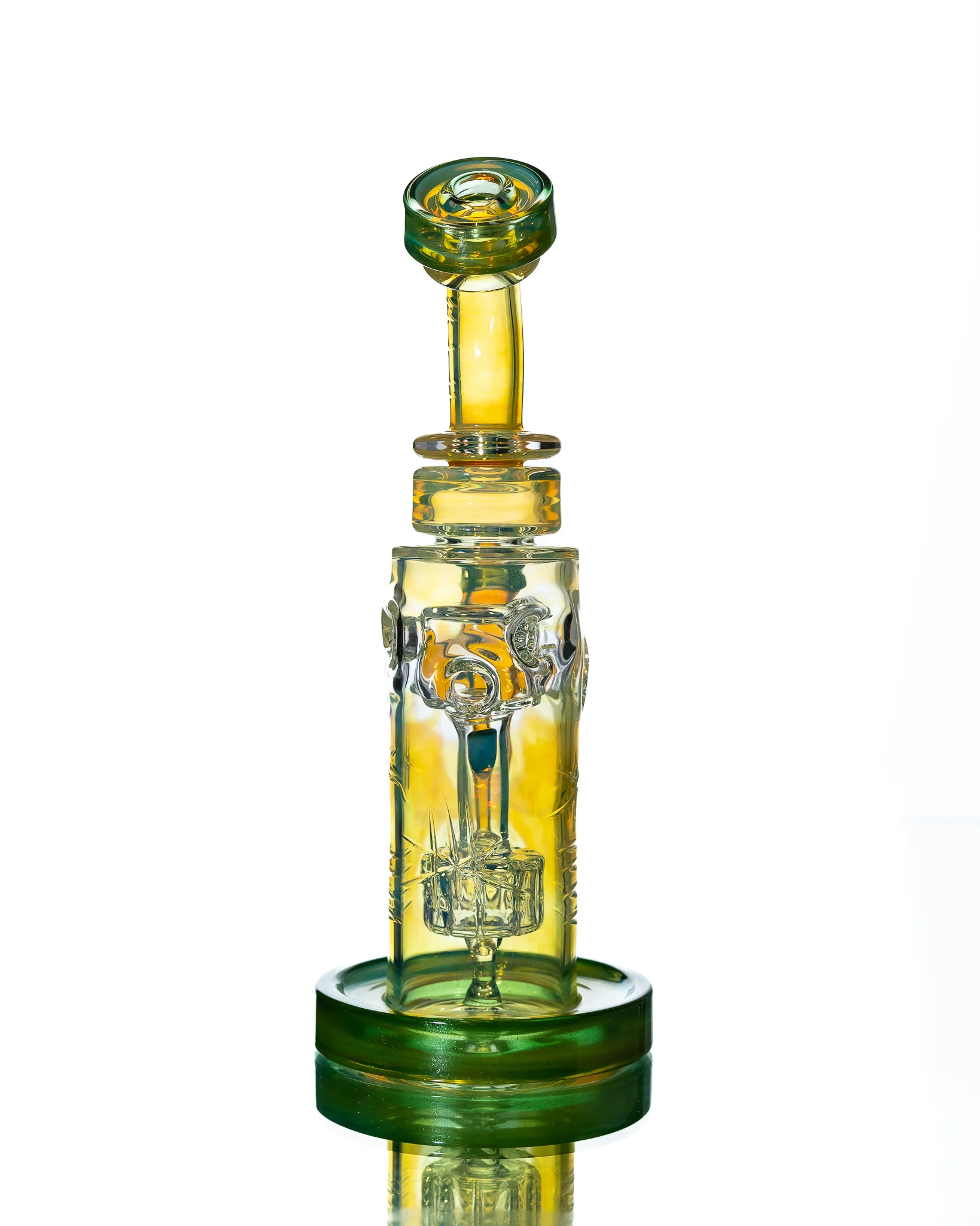 Bronx Glass - Encased Opal Straight Fab - Green - Image 3