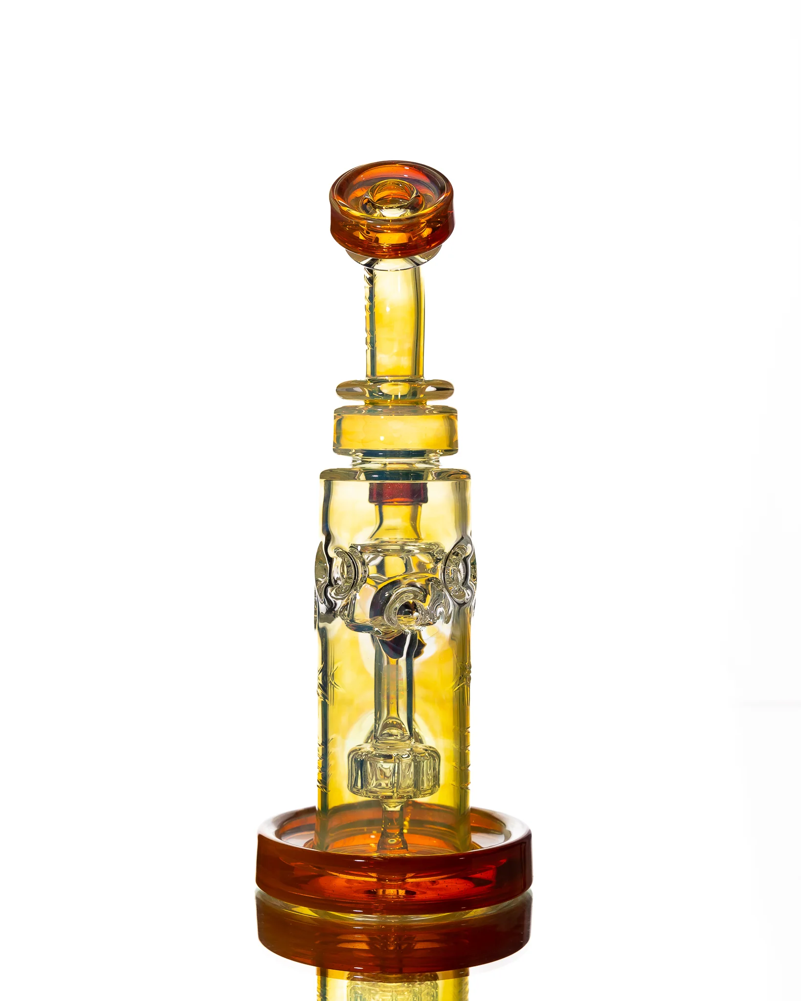 Bronx Glass - Encased Opal Straight Fab - Orange - Image 3