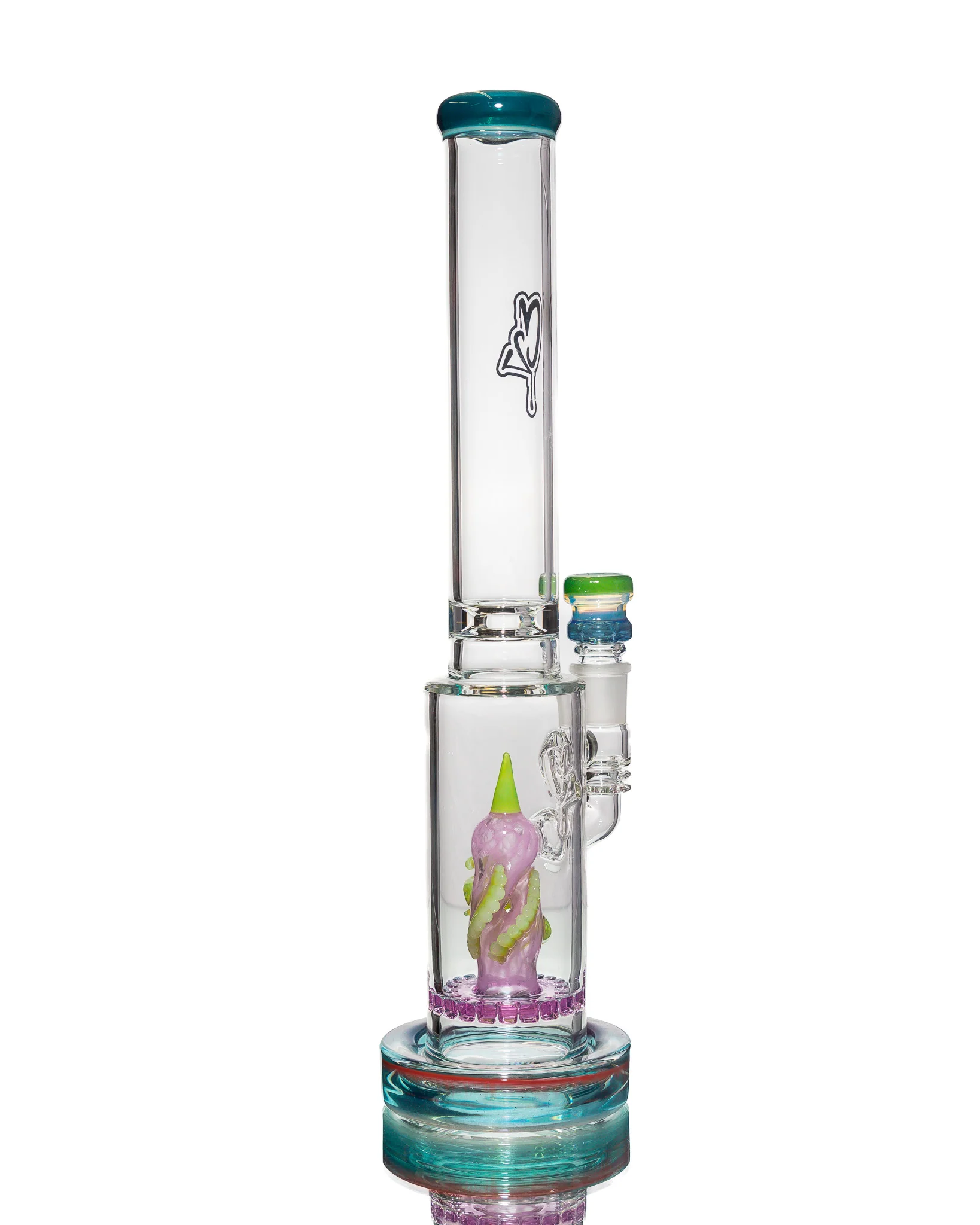 C2 Custom Creations - Straight Tube - Pink & Green Tentacle - Image 3
