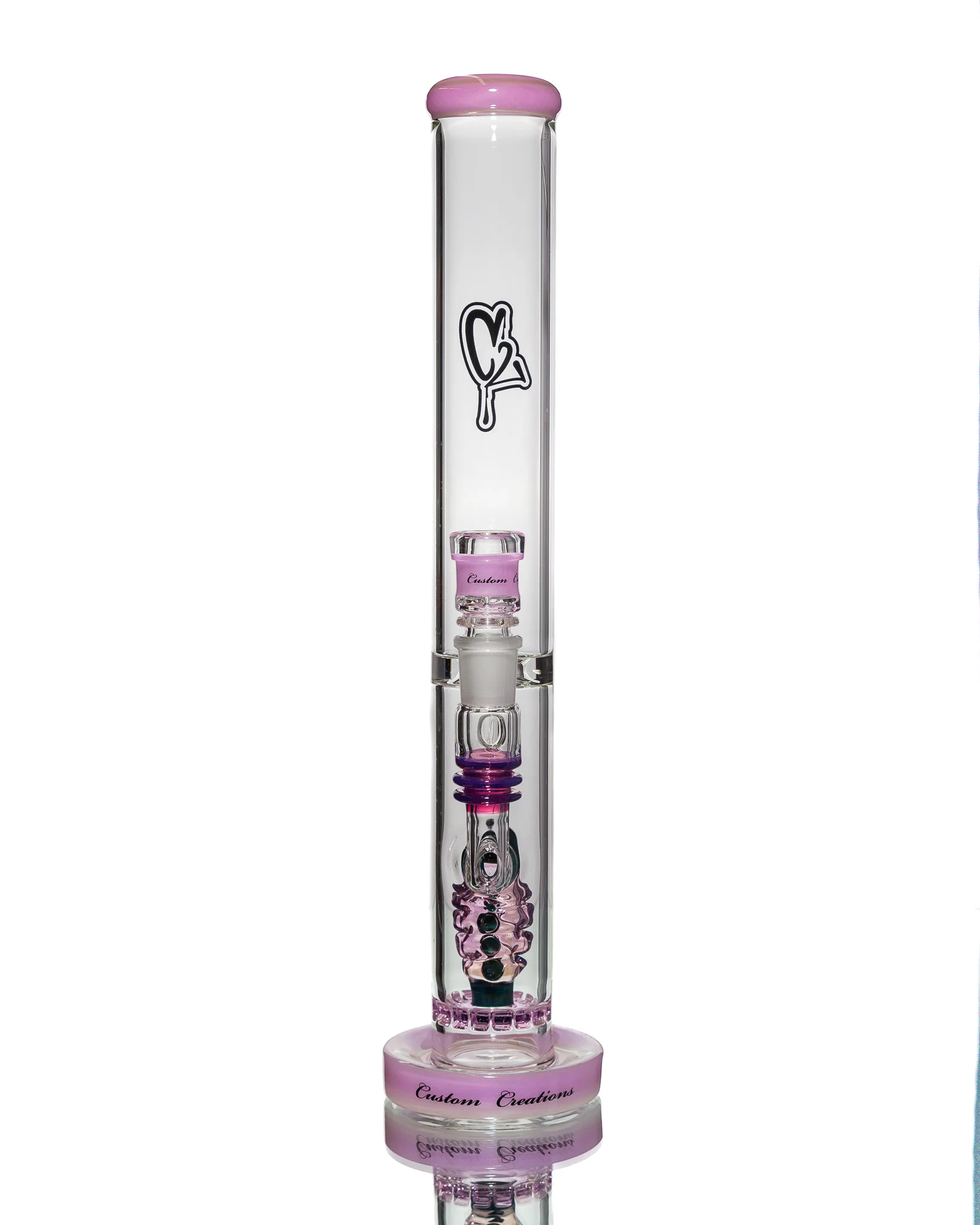 C2 Custom Creations - Straight Tube - Pink Spikes - Image 5