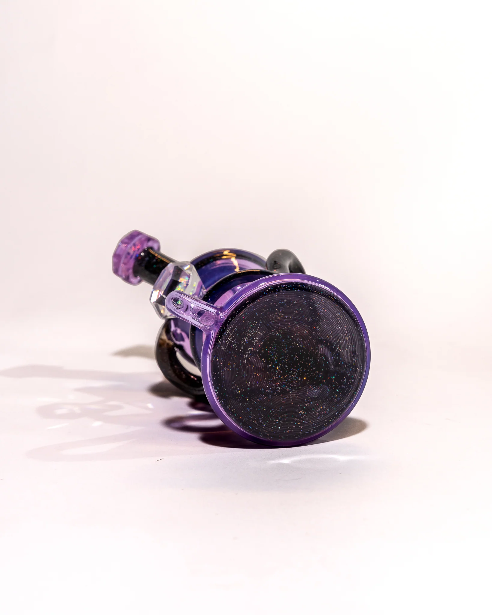 Captn Cronic Glass - Faceted Crushed Opal Recycler - Transparent Neo Opal - Image 11