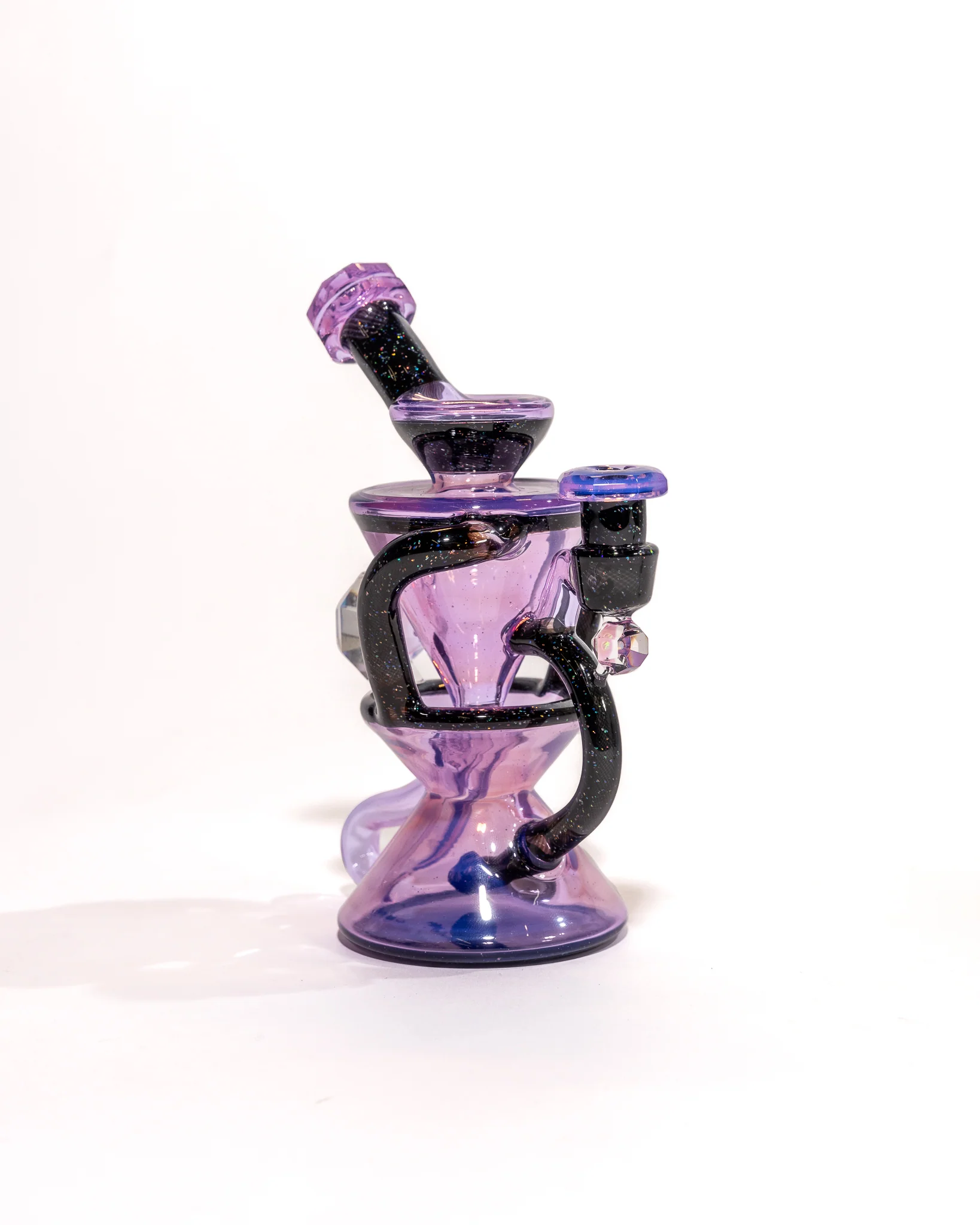 Captn Cronic Glass - Faceted Crushed Opal Recycler - Transparent Neo Opal - Image 7