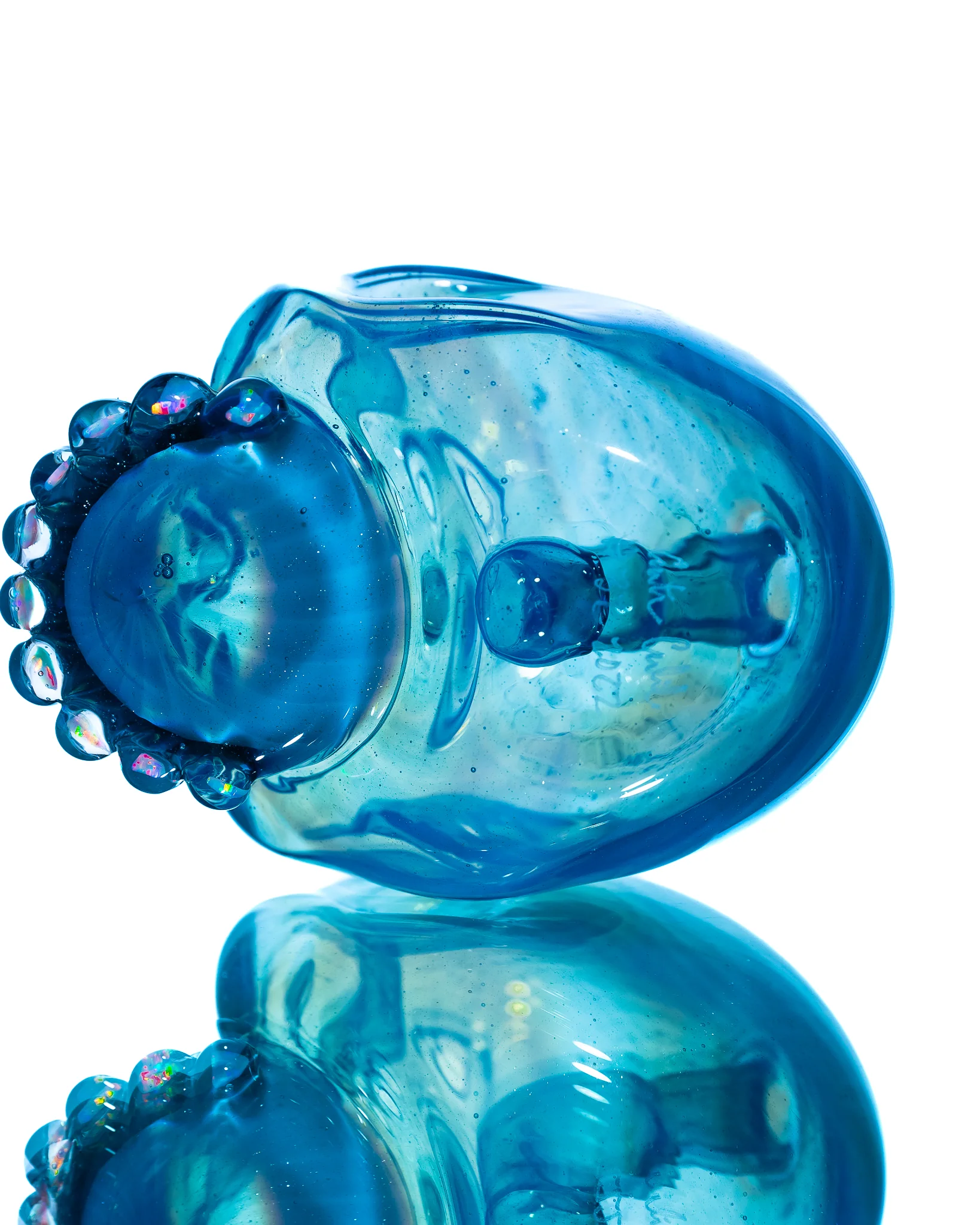 Carsten Carlile - Shredder Skull - Blue Crushed Opal - Image 5