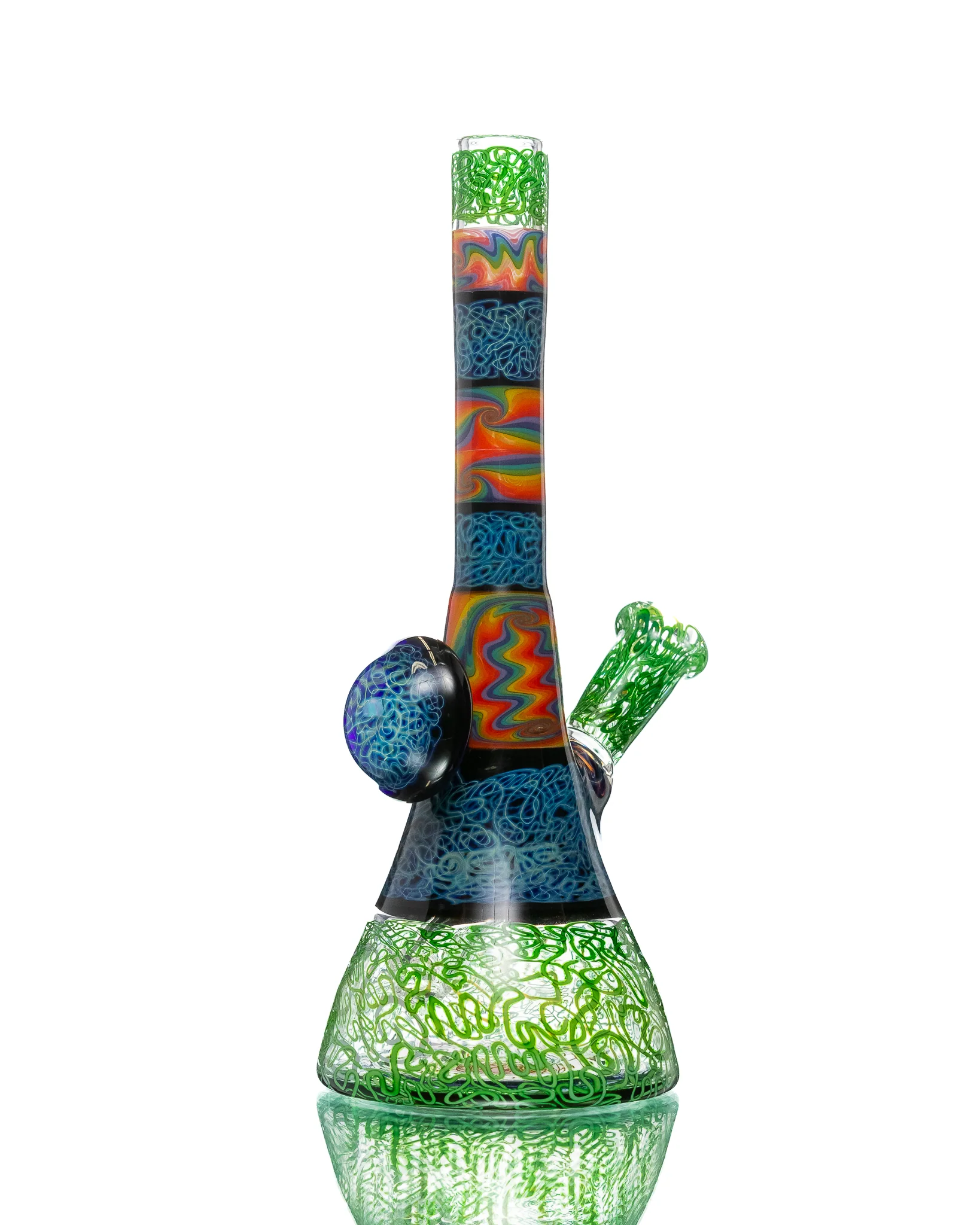 Chuck B - Squiggletech Jammer - Green & Rainbow (UV) - Image 3