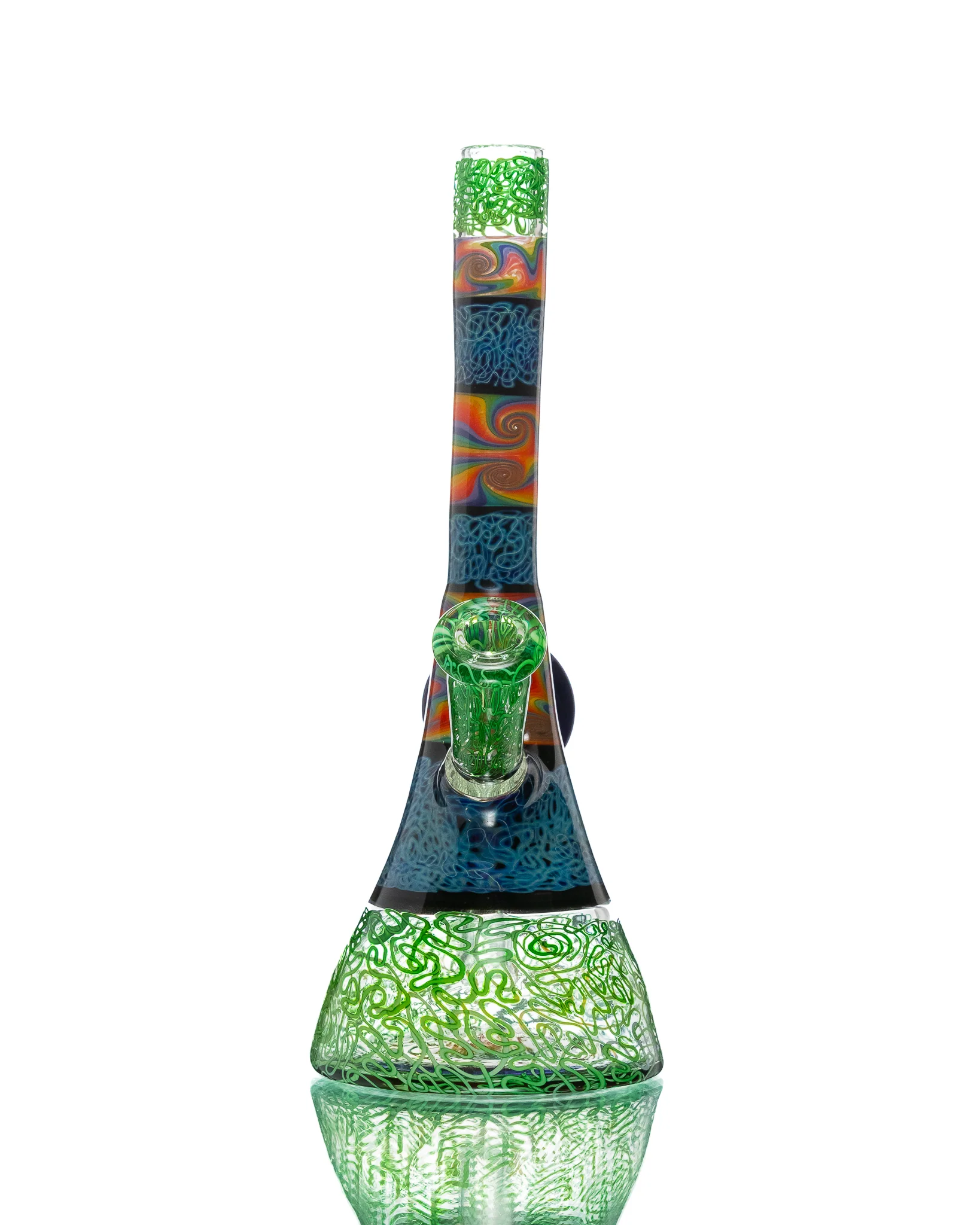 Chuck B - Squiggletech Jammer - Green & Rainbow (UV) - Image 4