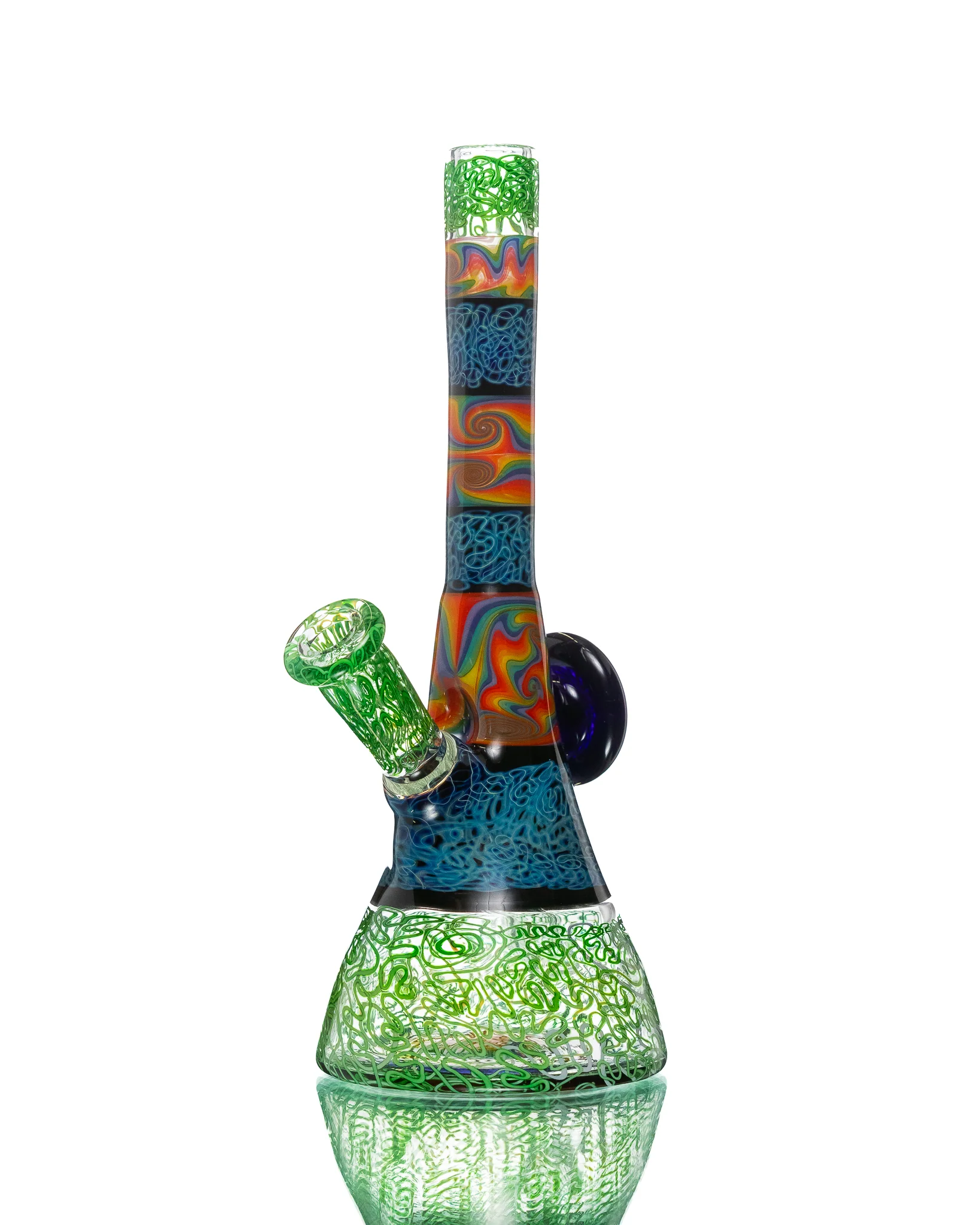 Chuck B - Squiggletech Jammer - Green & Rainbow (UV) - Image 5