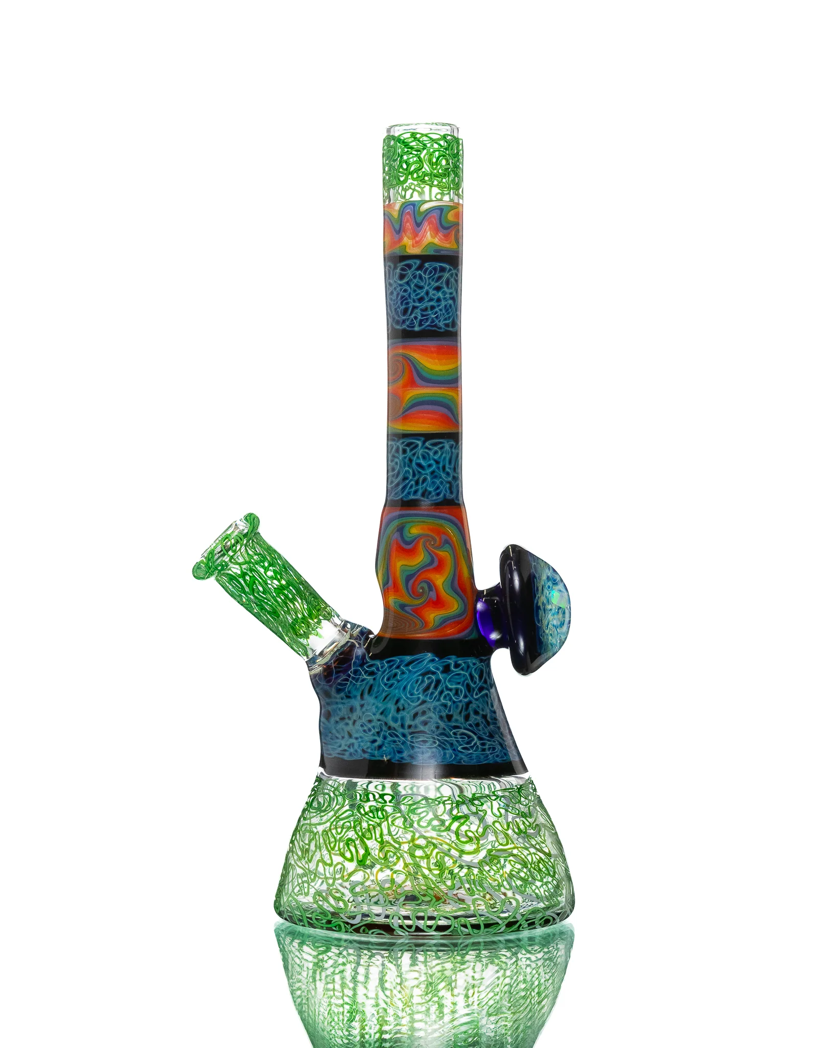 Chuck B - Squiggletech Jammer - Green & Rainbow (UV) - Image 6