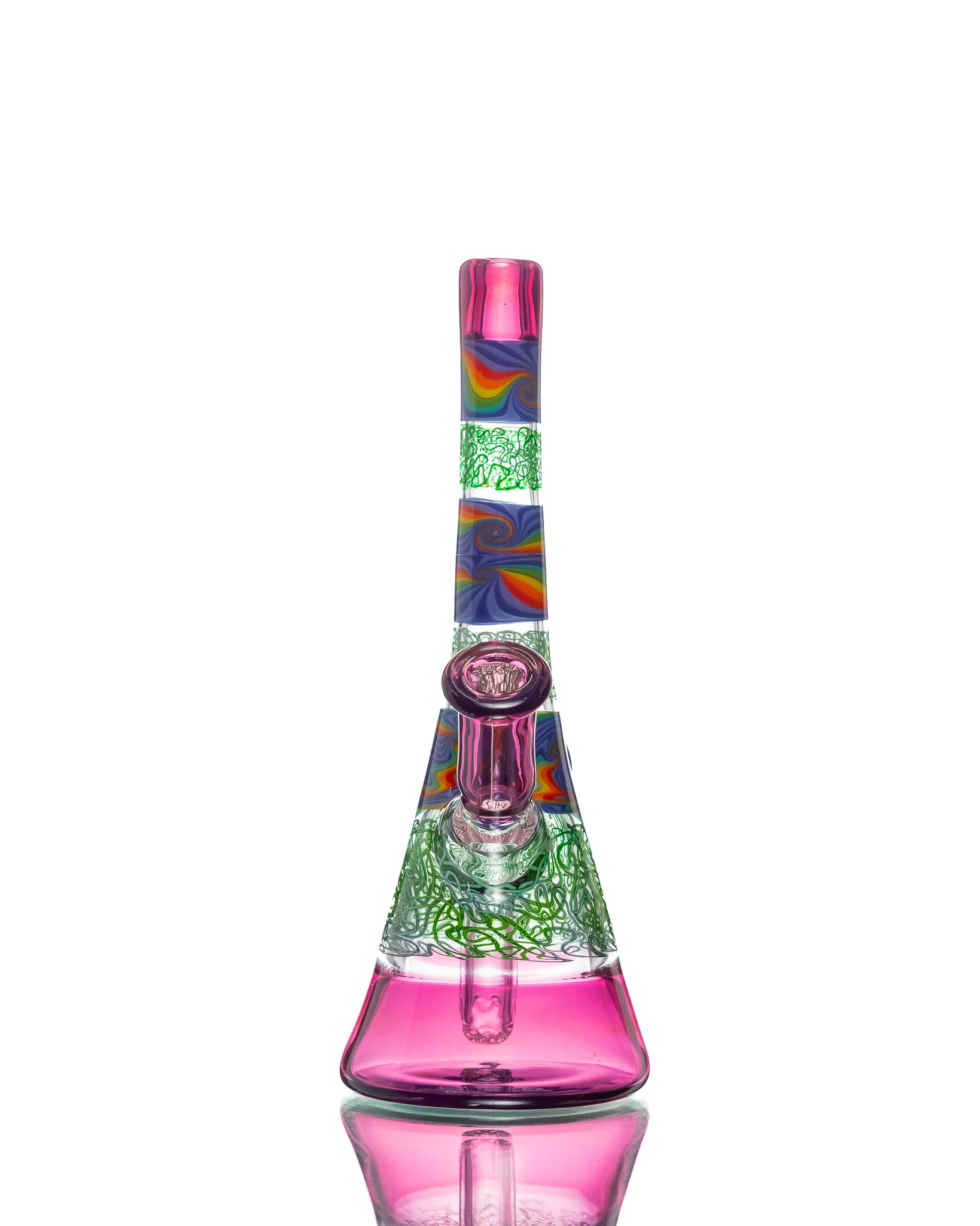 Chuck B - Squiggletech Rig - Pink & Green (UV) - Image 4