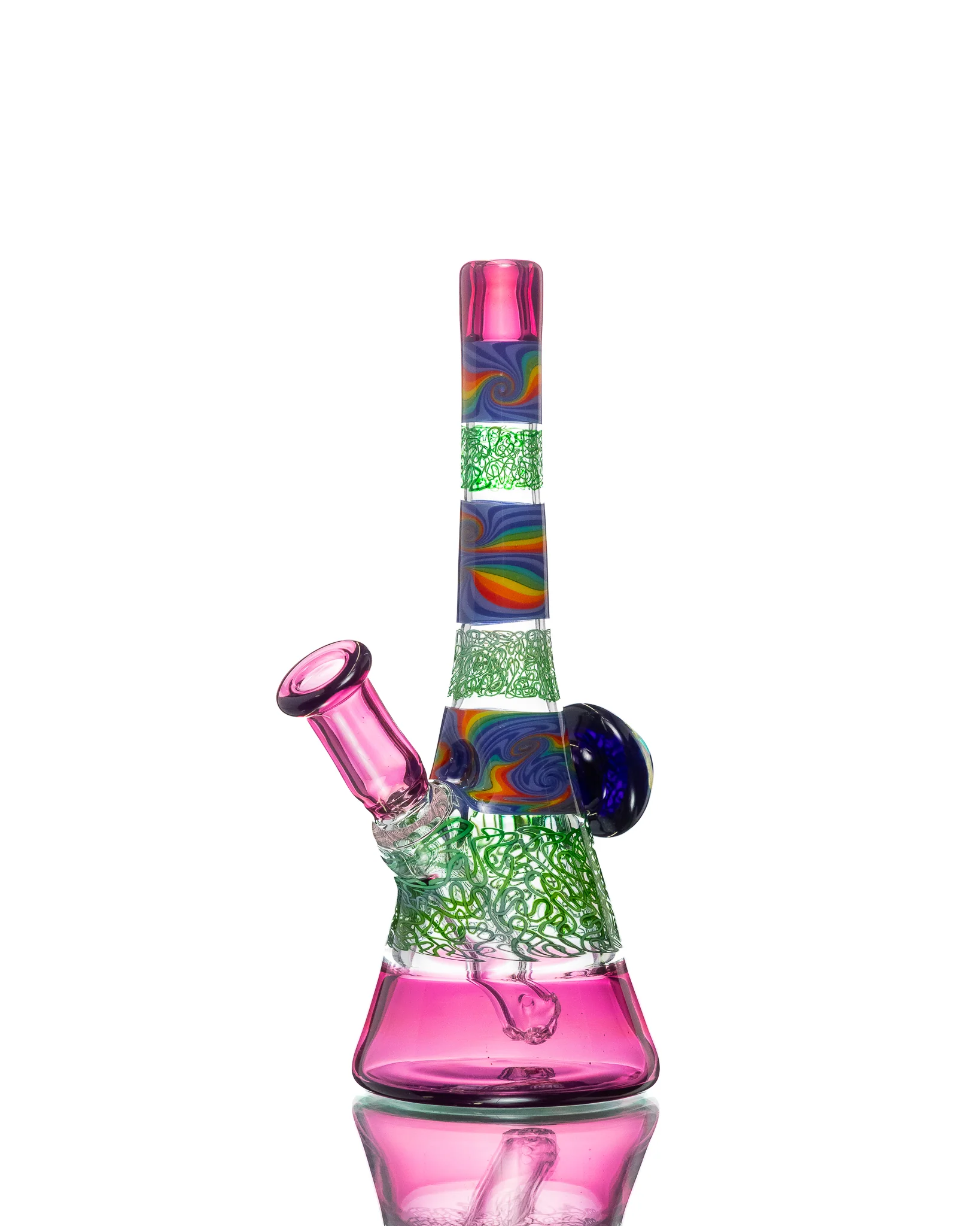 Chuck B - Squiggletech Rig - Pink & Green (UV) - Image 5