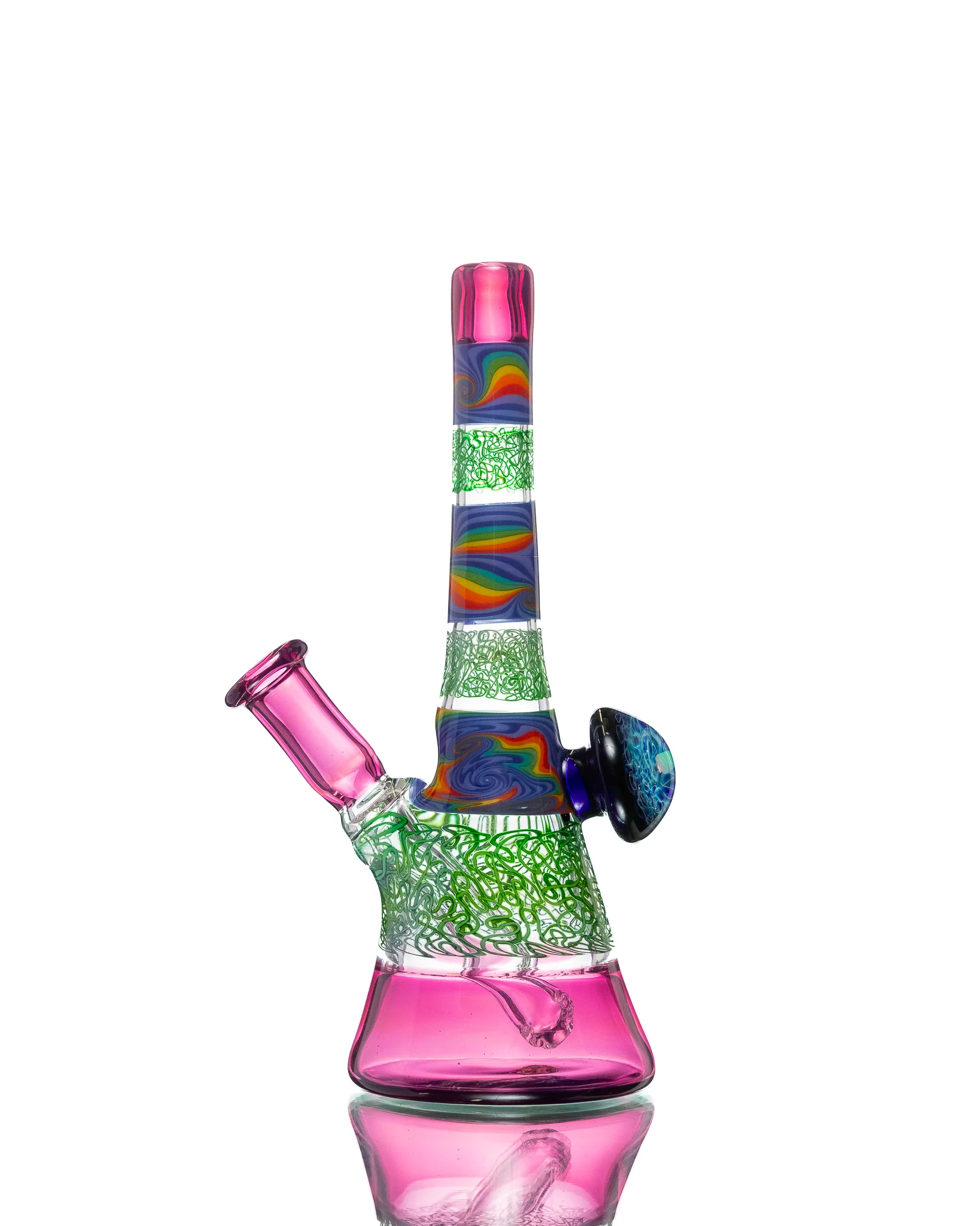 Chuck B - Squiggletech Rig - Pink & Green (UV) - Image 6