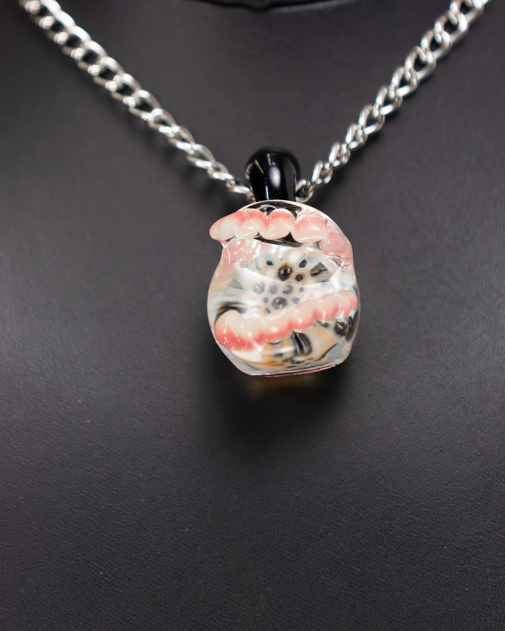 Dawg House Glass - Jaw Pendant - Clear - Image 2