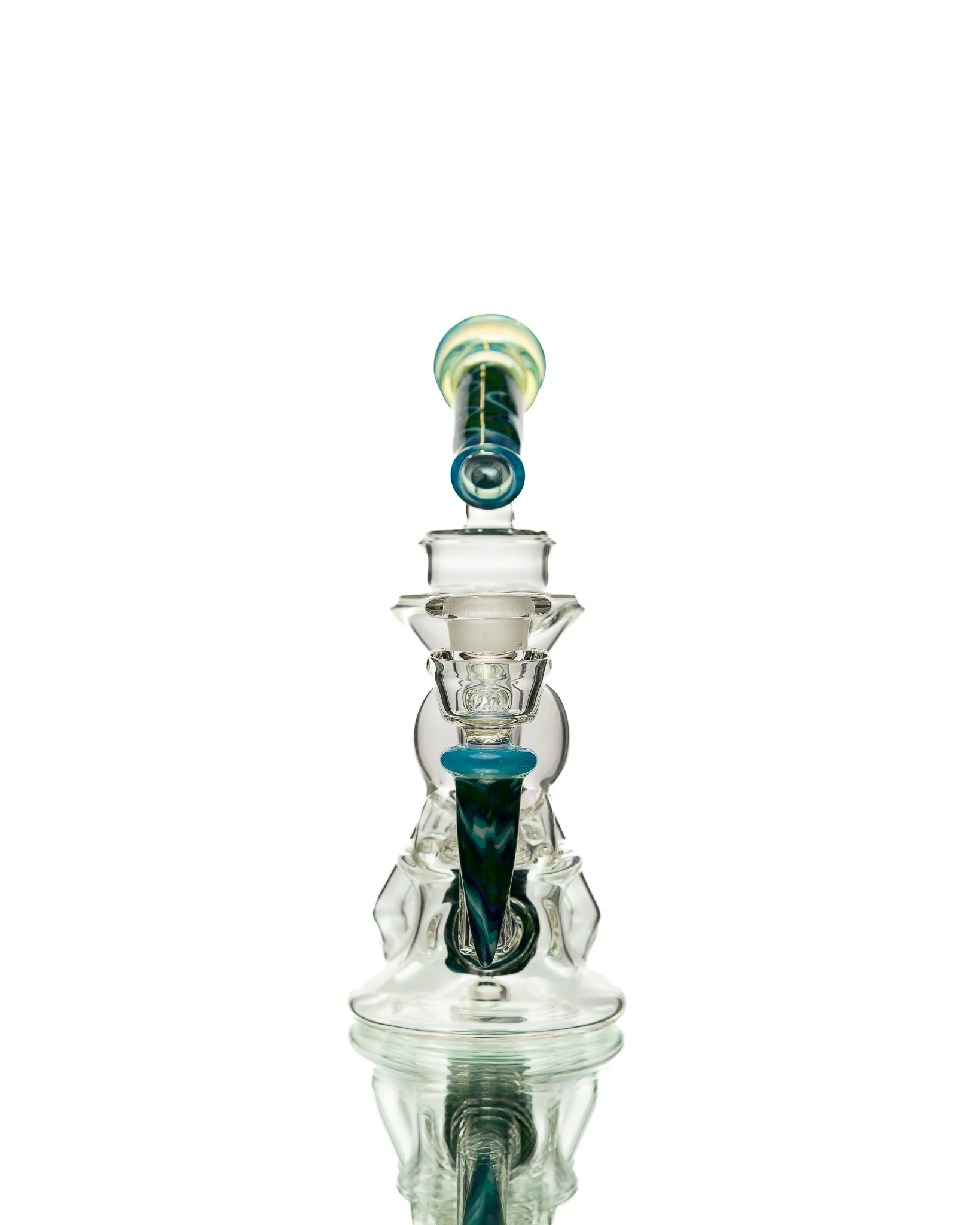 Aaron B - Horn Recycler - Clear, Green & Blue - Image 3
