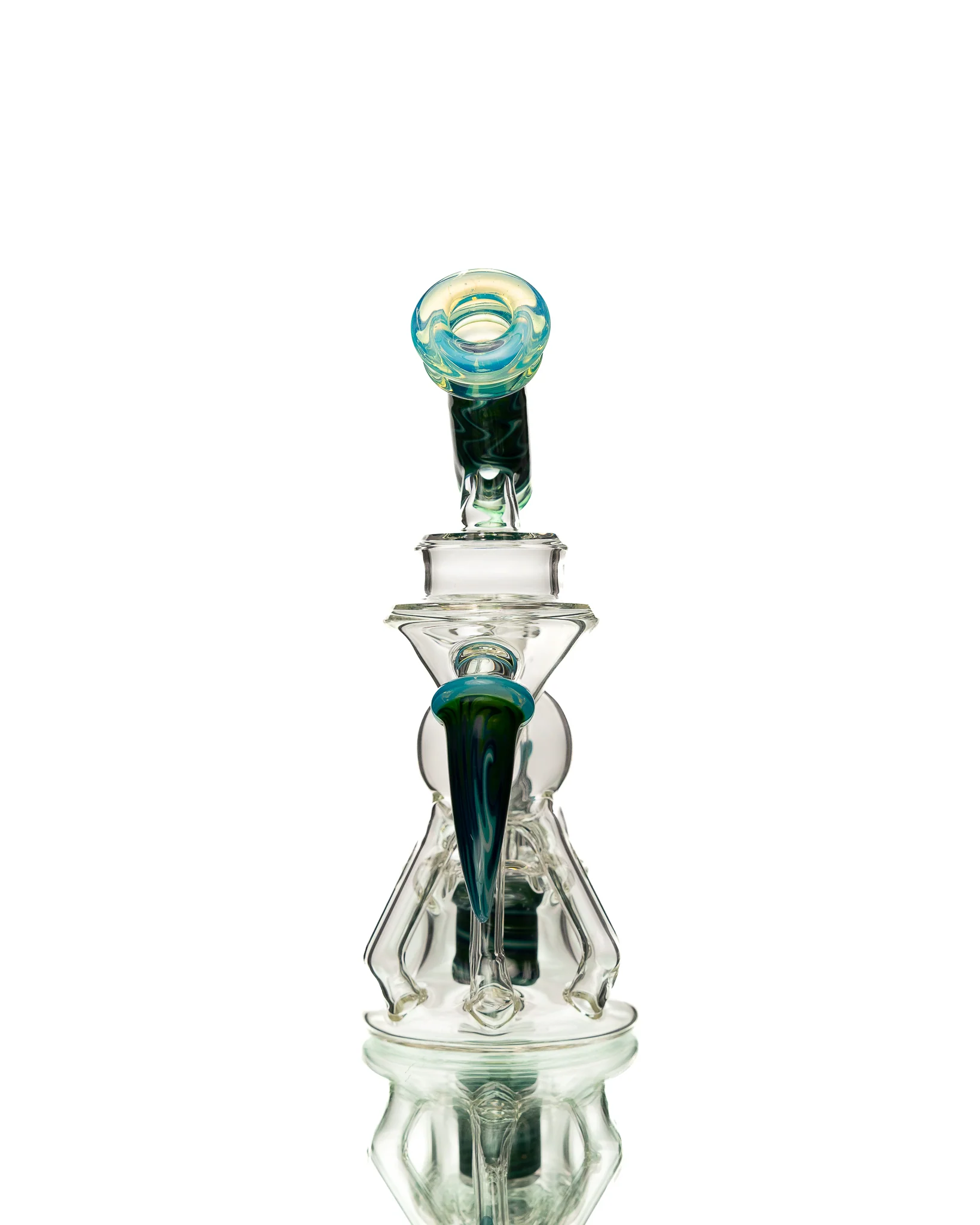 Aaron B - Horn Recycler - Clear, Green & Blue - Image 5