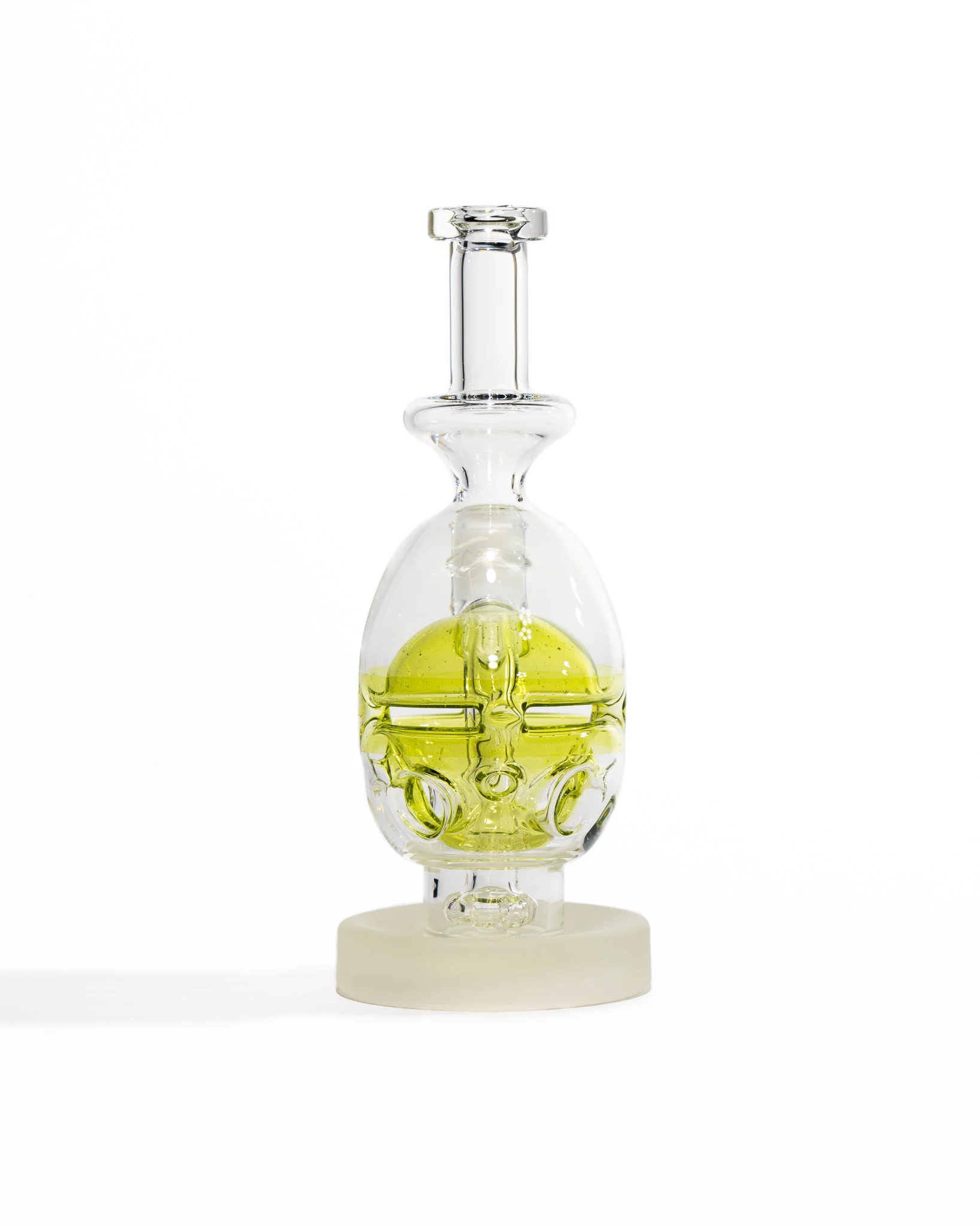 Miner Glass - Fab Egg - Yellow & Frosted Base (CFL) - Image 4