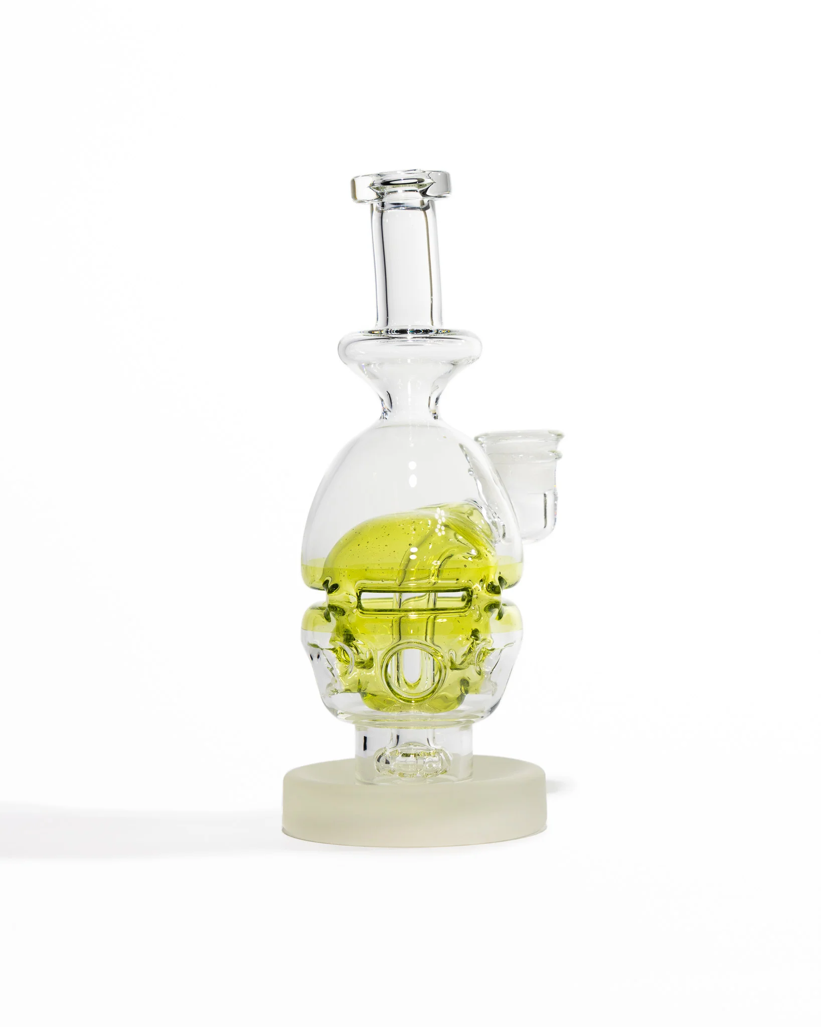 Miner Glass - Fab Egg - Yellow & Frosted Base (CFL) - Image 5