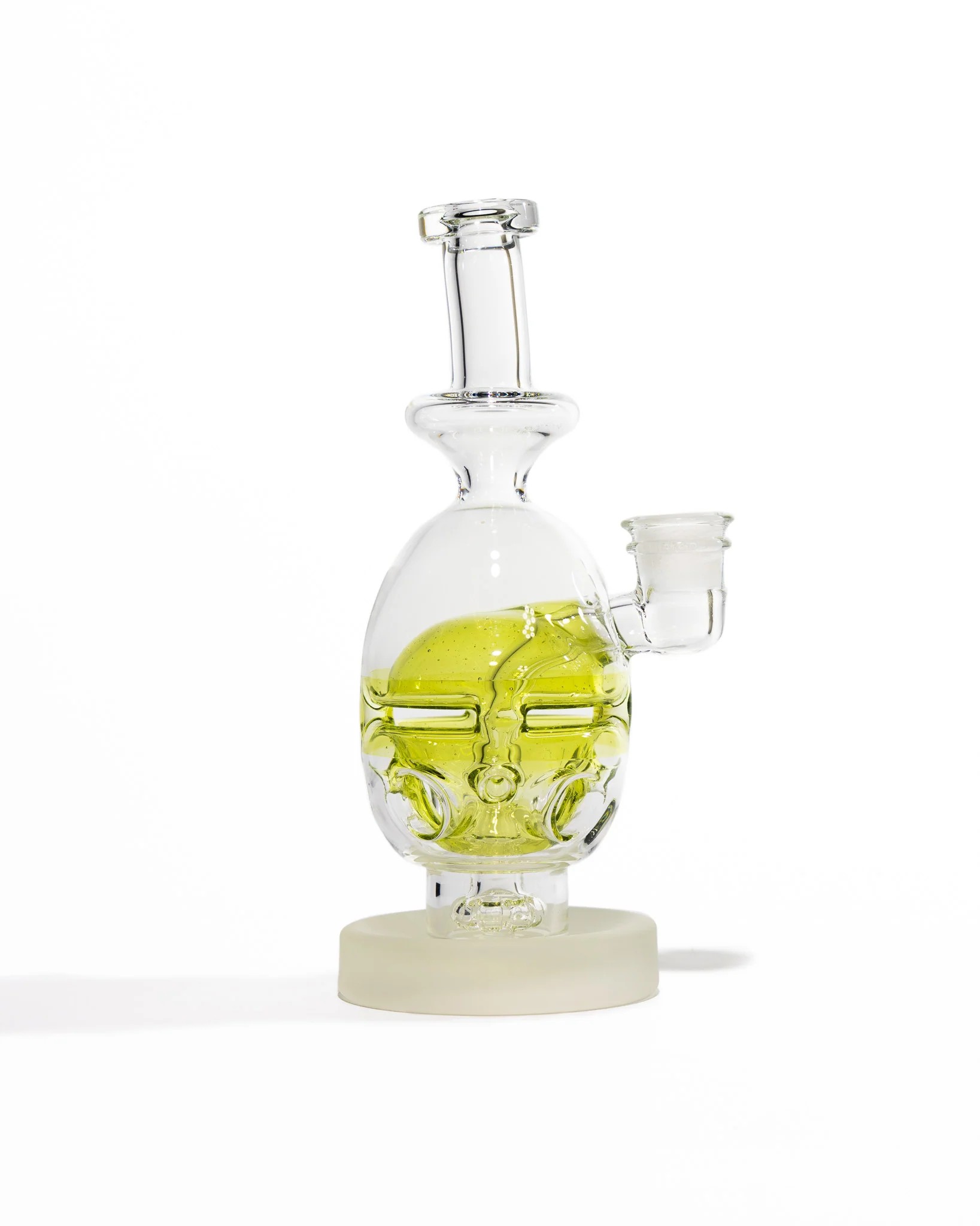Miner Glass - Fab Egg - Yellow & Frosted Base (CFL) - Image 6