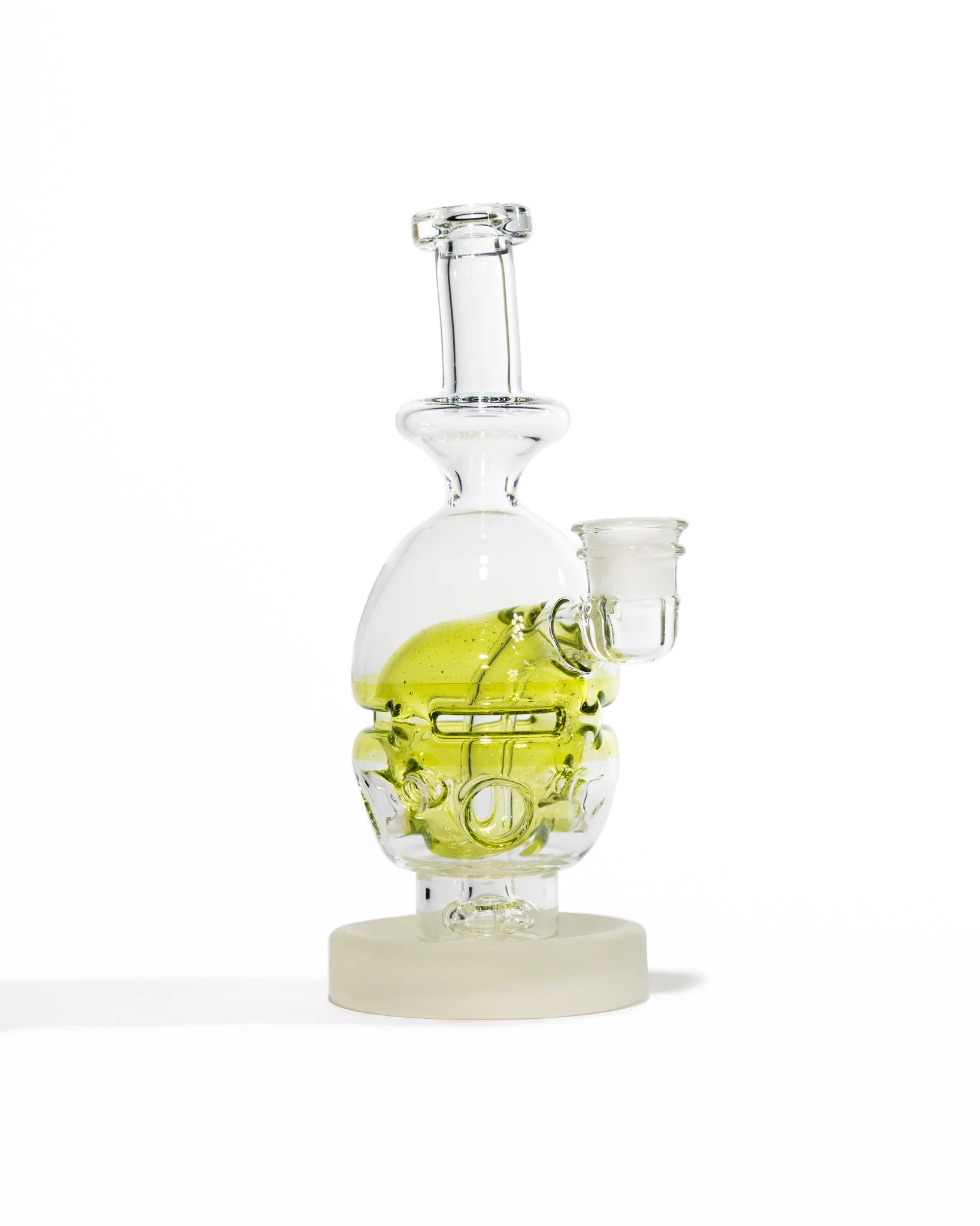 Miner Glass - Fab Egg - Yellow & Frosted Base (CFL) - Image 7