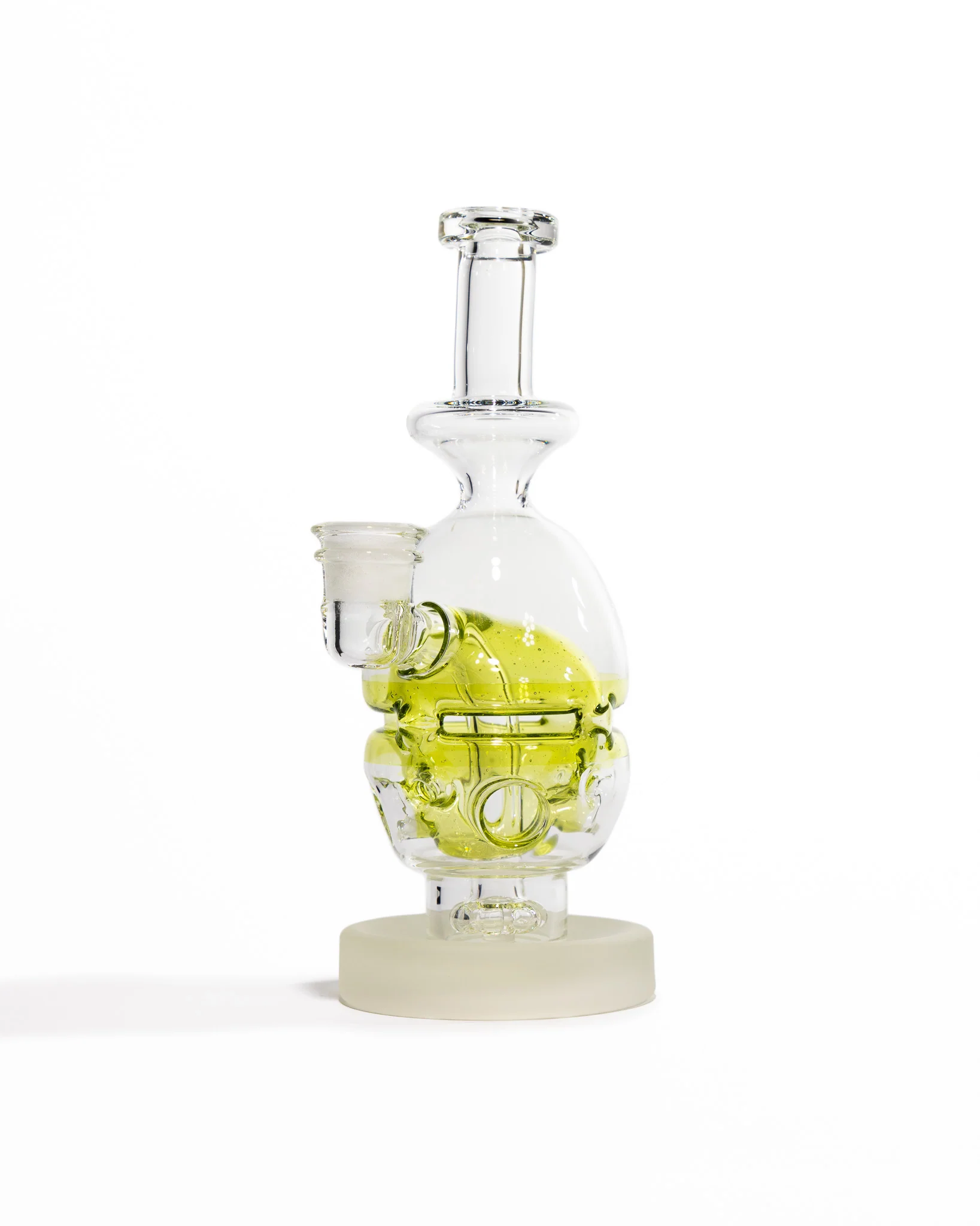 Miner Glass - Fab Egg - Yellow & Frosted Base (CFL) - Image 9