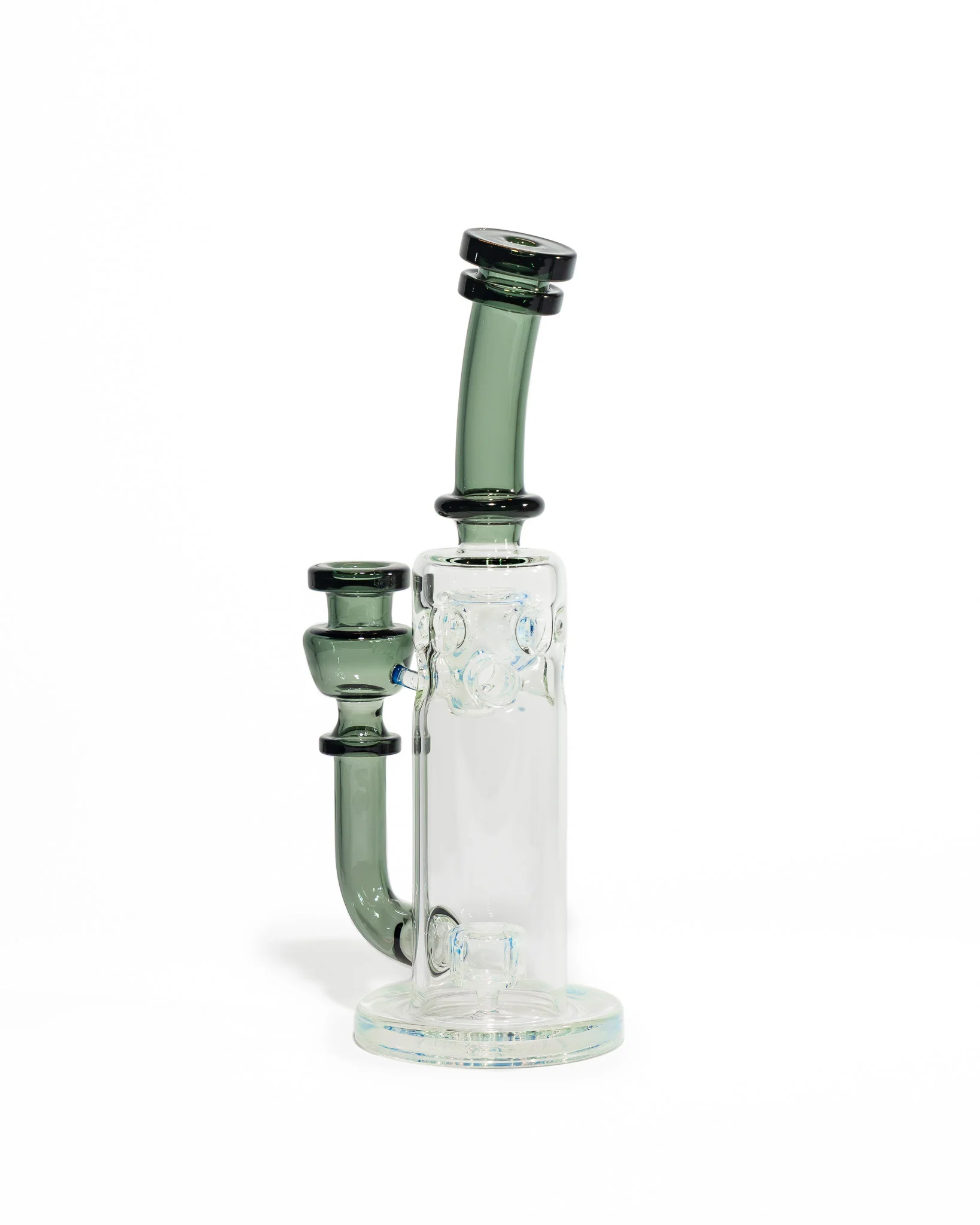 Red Tail Glass - Full Sized Straight Fab Jammer - Dark Clear & Ghost - Image 2
