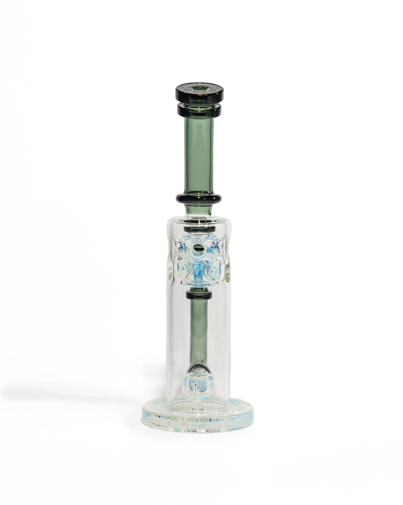 Red Tail Glass - Full Sized Straight Fab Jammer - Dark Clear & Ghost - Image 3