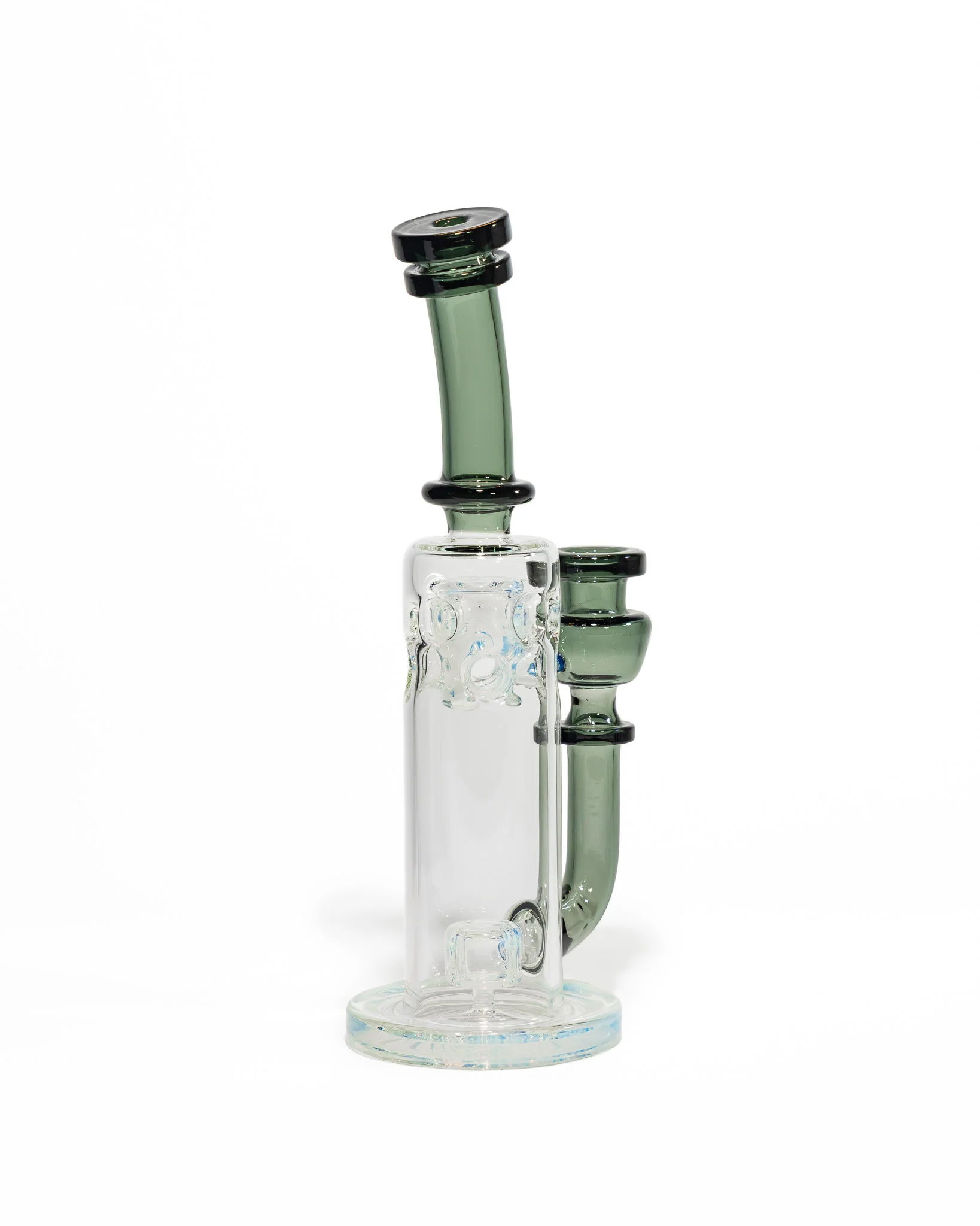 Red Tail Glass - Full Sized Straight Fab Jammer - Dark Clear & Ghost - Image 4