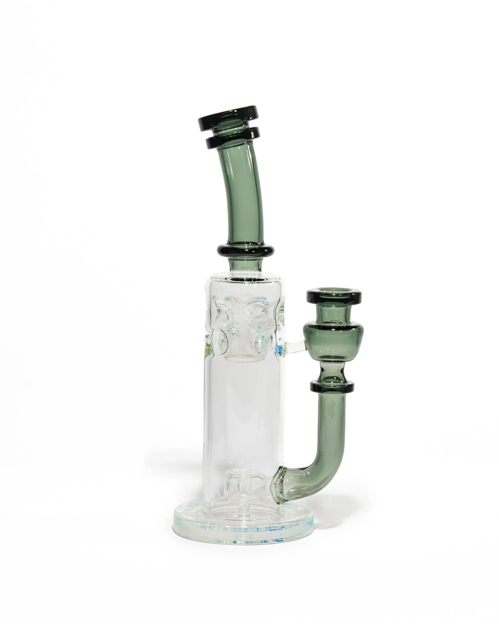 Red Tail Glass - Full Sized Straight Fab Jammer - Dark Clear & Ghost - Image 5