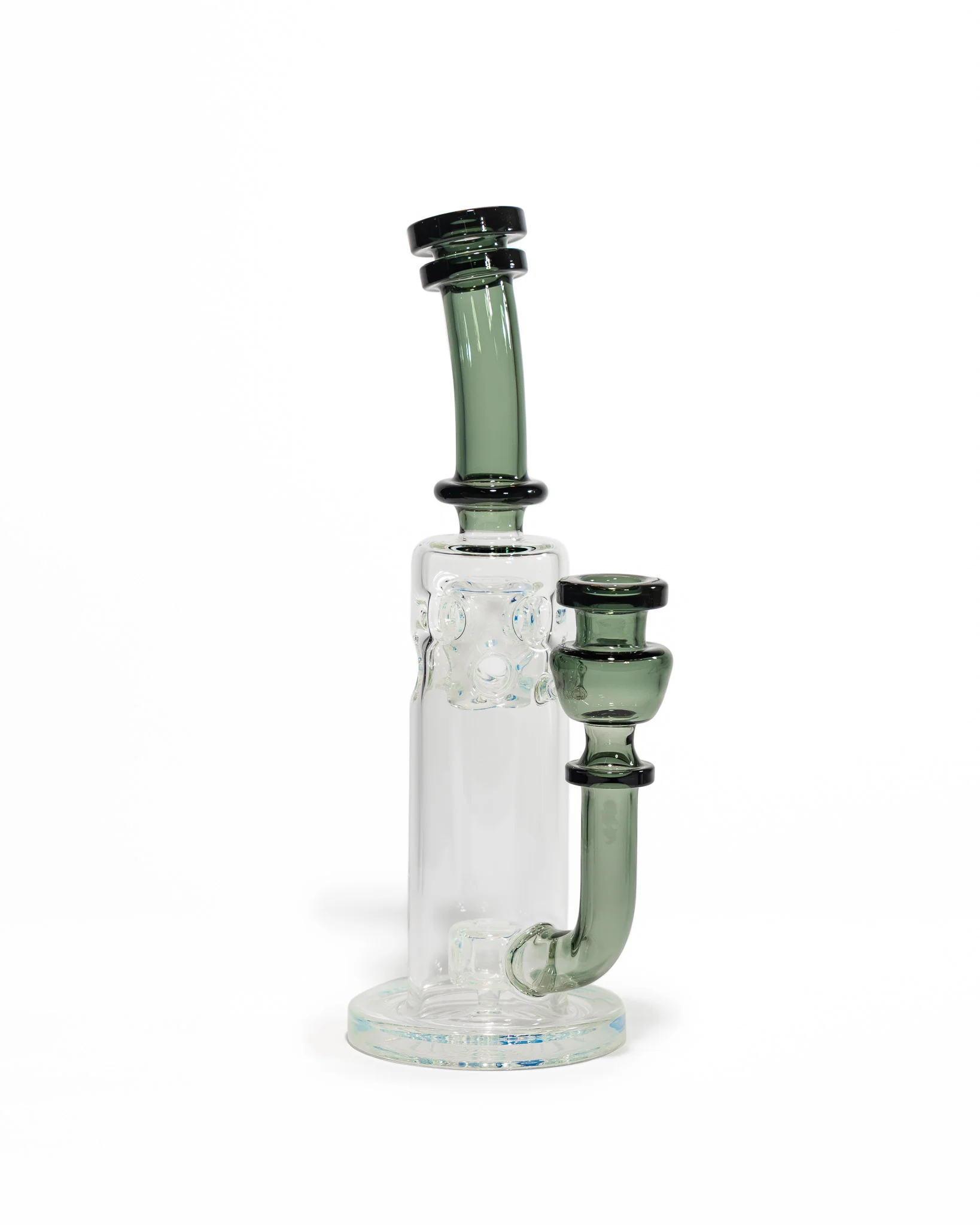 Red Tail Glass - Full Sized Straight Fab Jammer - Dark Clear & Ghost - Image 6