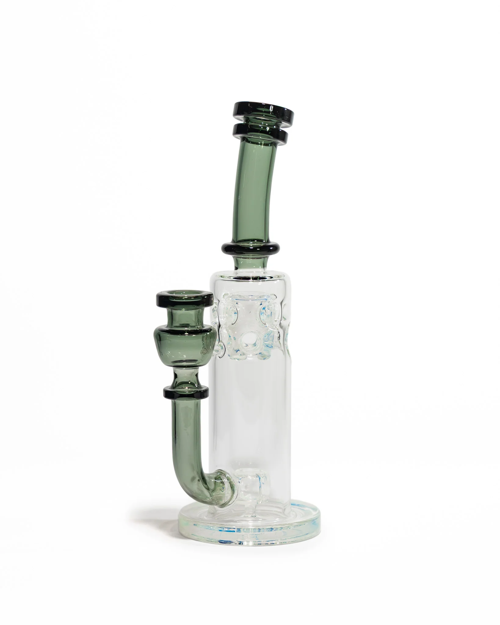 Red Tail Glass - Full Sized Straight Fab Jammer - Dark Clear & Ghost - Image 8