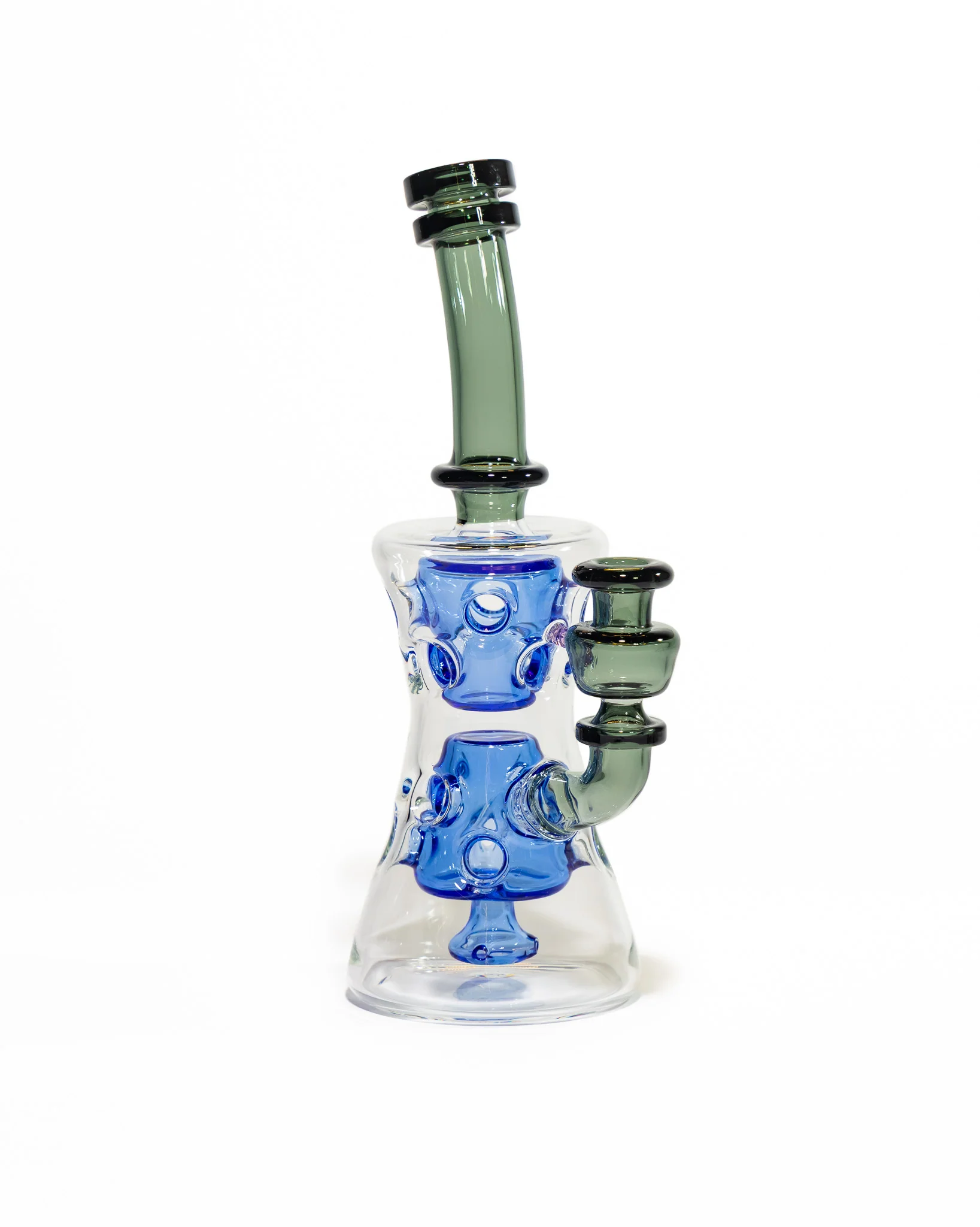 Red Tail Glass - Hourglass Fab - Dark Clear & Blue Dream - Image 2