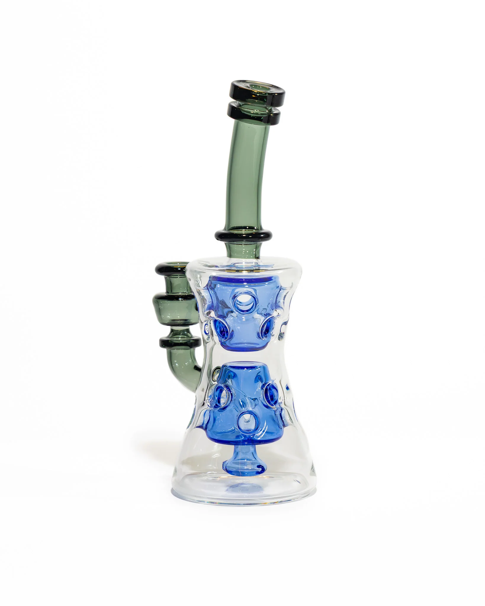 Red Tail Glass - Hourglass Fab - Dark Clear & Blue Dream - Image 3