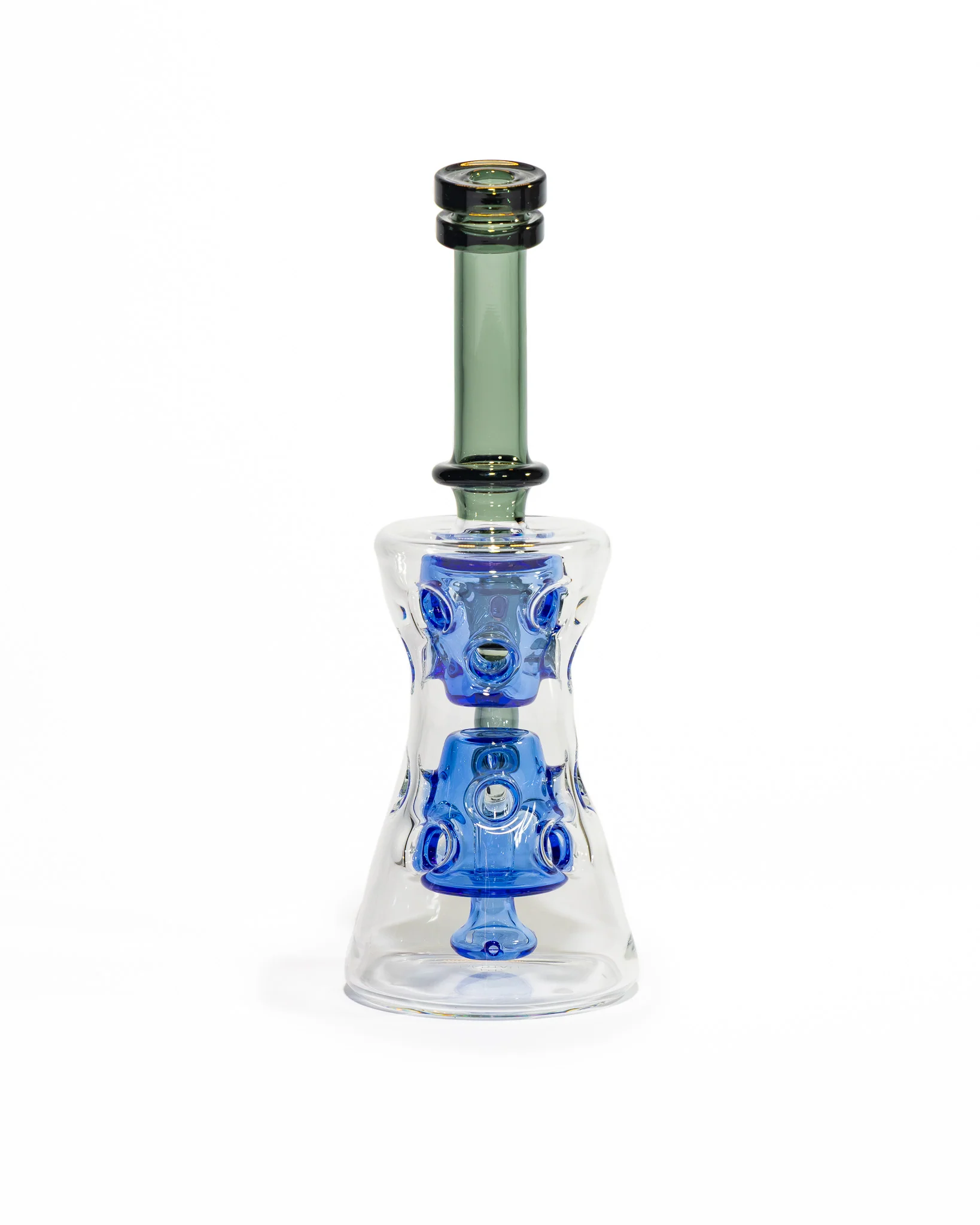 Red Tail Glass - Hourglass Fab - Dark Clear & Blue Dream - Image 4