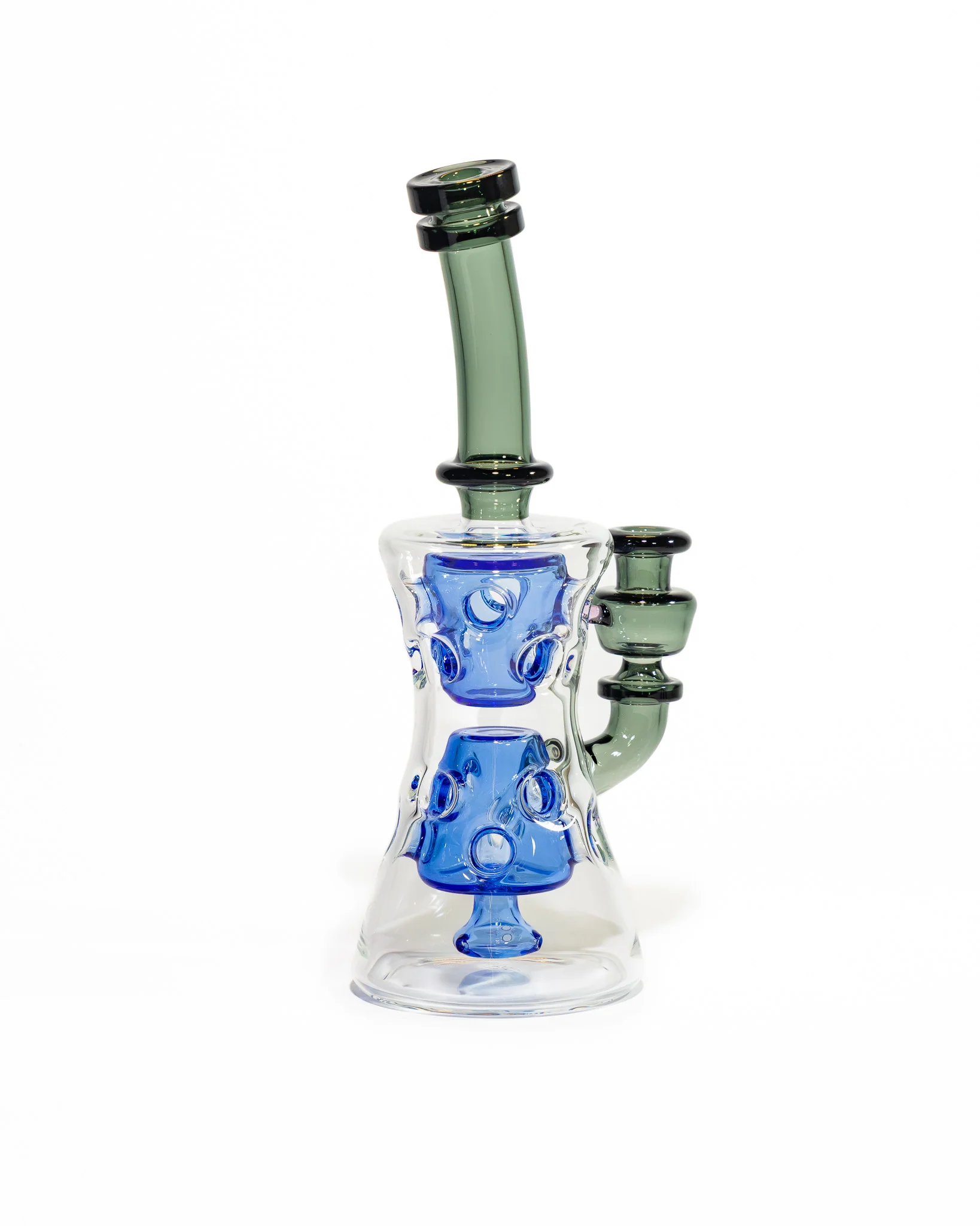 Red Tail Glass - Hourglass Fab - Dark Clear & Blue Dream - Image 5