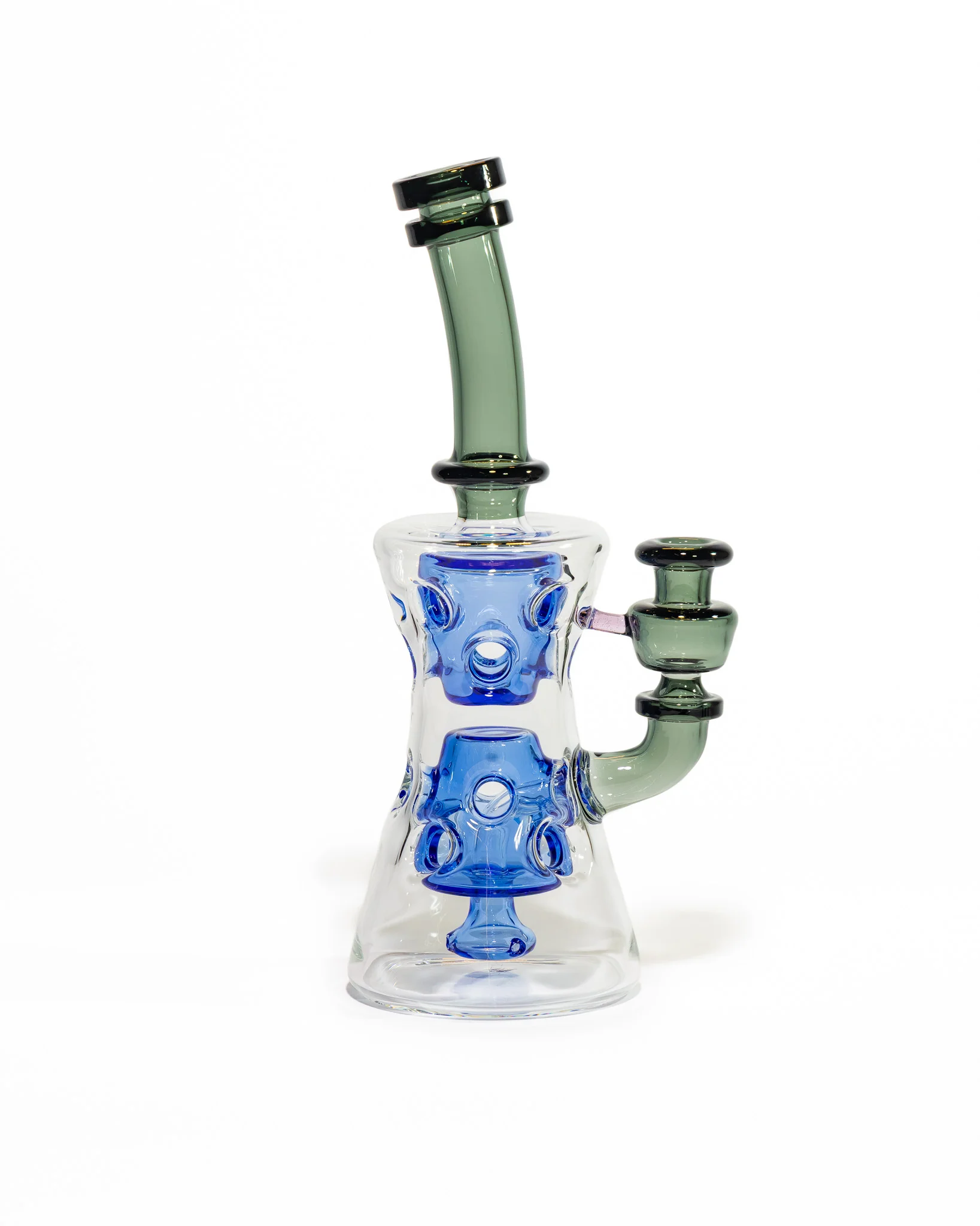 Red Tail Glass - Hourglass Fab - Dark Clear & Blue Dream - Image 6