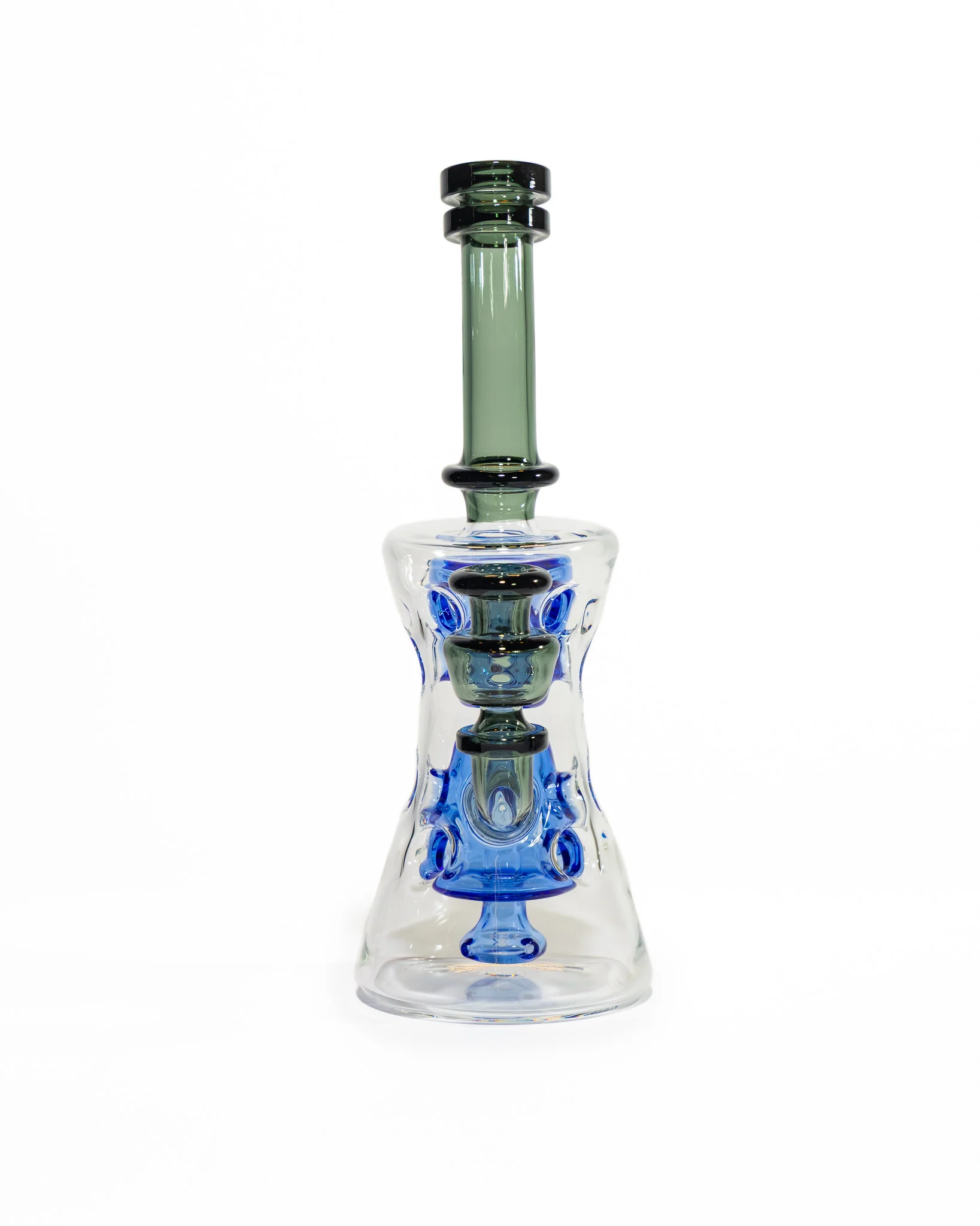 Red Tail Glass - Hourglass Fab - Dark Clear & Blue Dream - Image 8