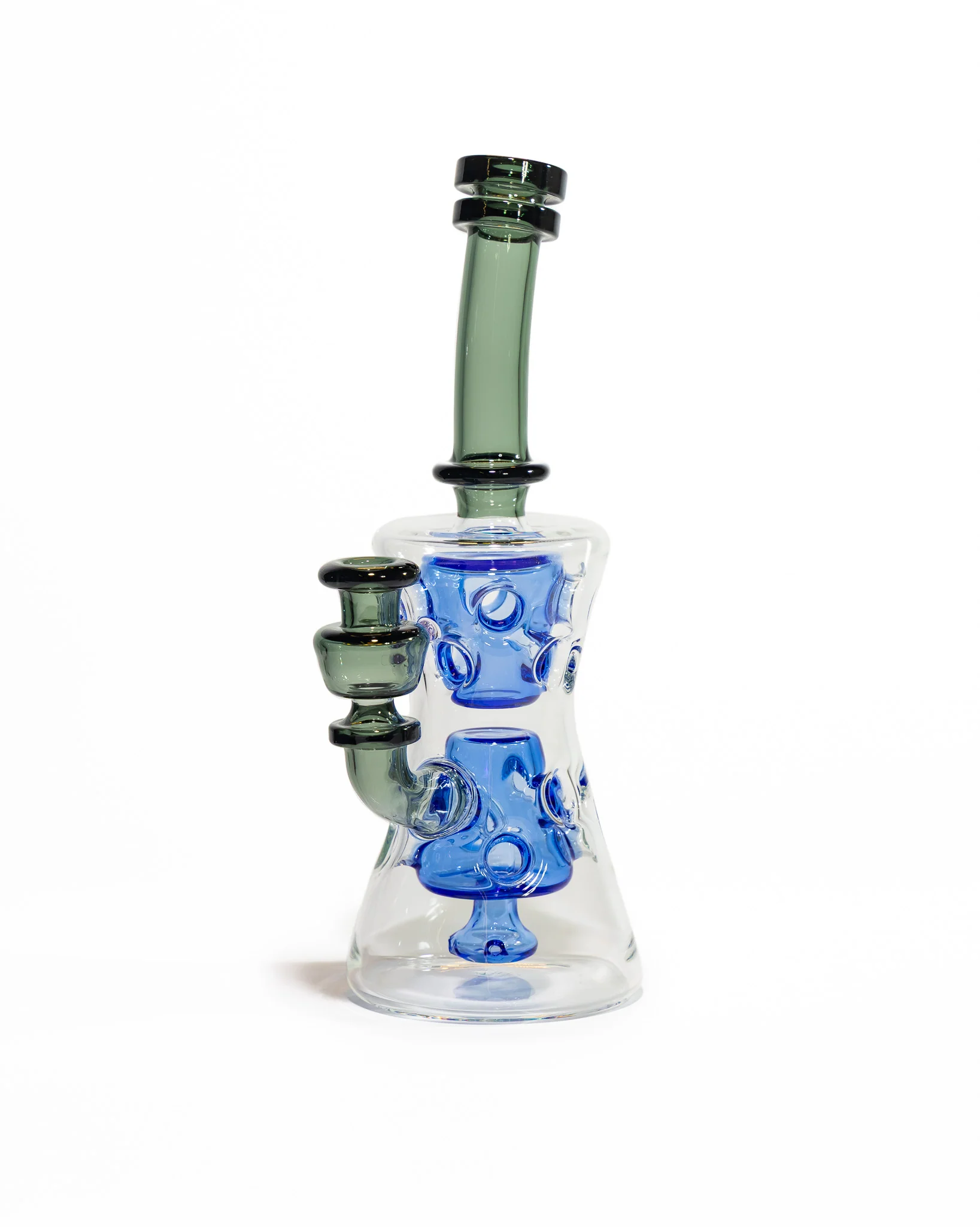 Red Tail Glass - Hourglass Fab - Dark Clear & Blue Dream - Image 9