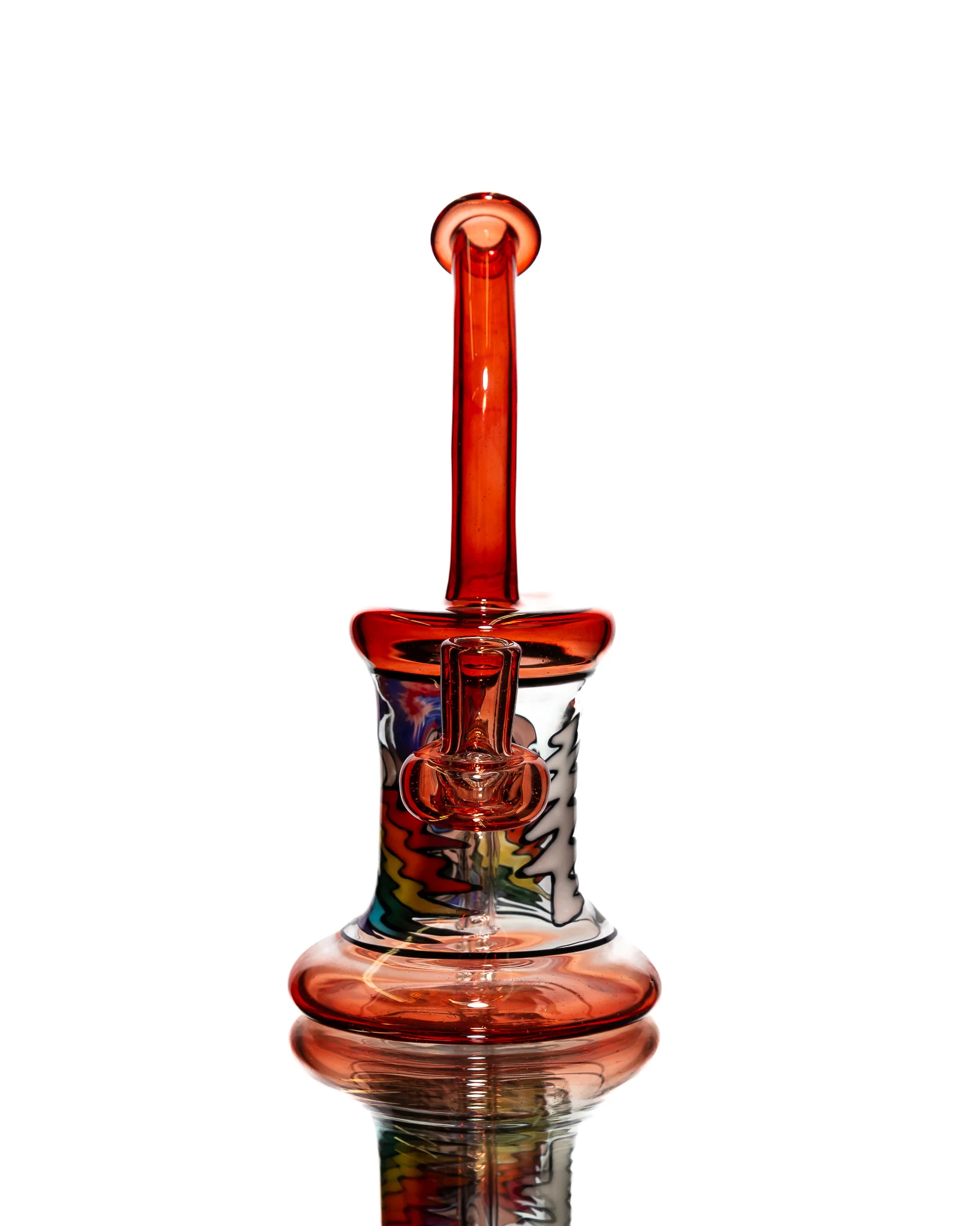 Windstar Glass - Bent Jammer - Rainbow Skull - Image 4