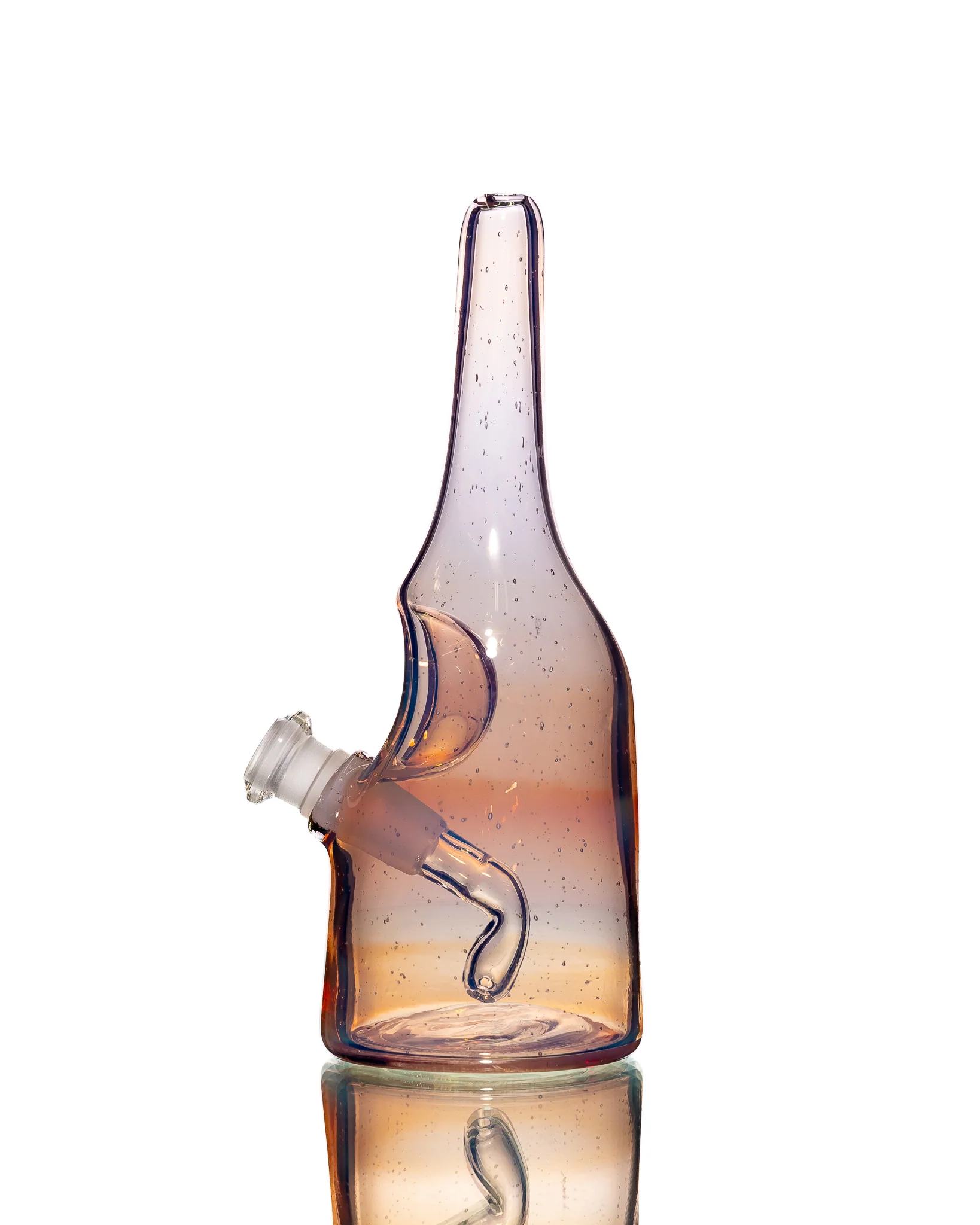 Costa Glass - Sake Bottle Jammer - Purple & Orange (CFL) - Image 3