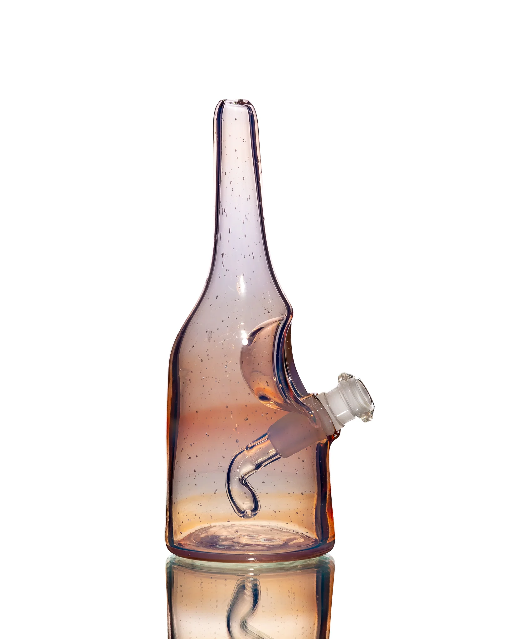 Costa Glass - Sake Bottle Jammer - Purple & Orange (CFL) - Image 5
