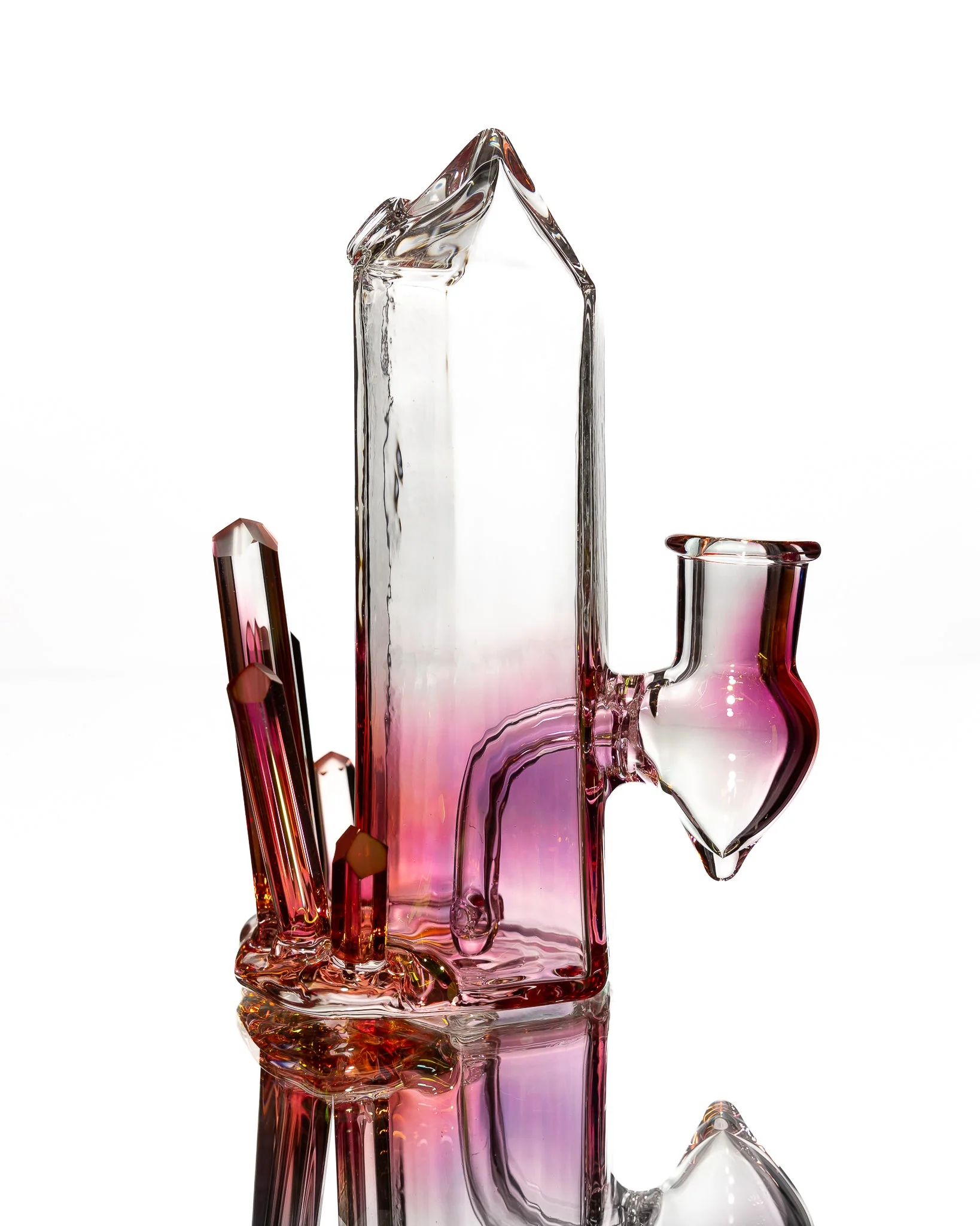 Digger Glass - Crystal Jammer - Clear & Purple - Image 3