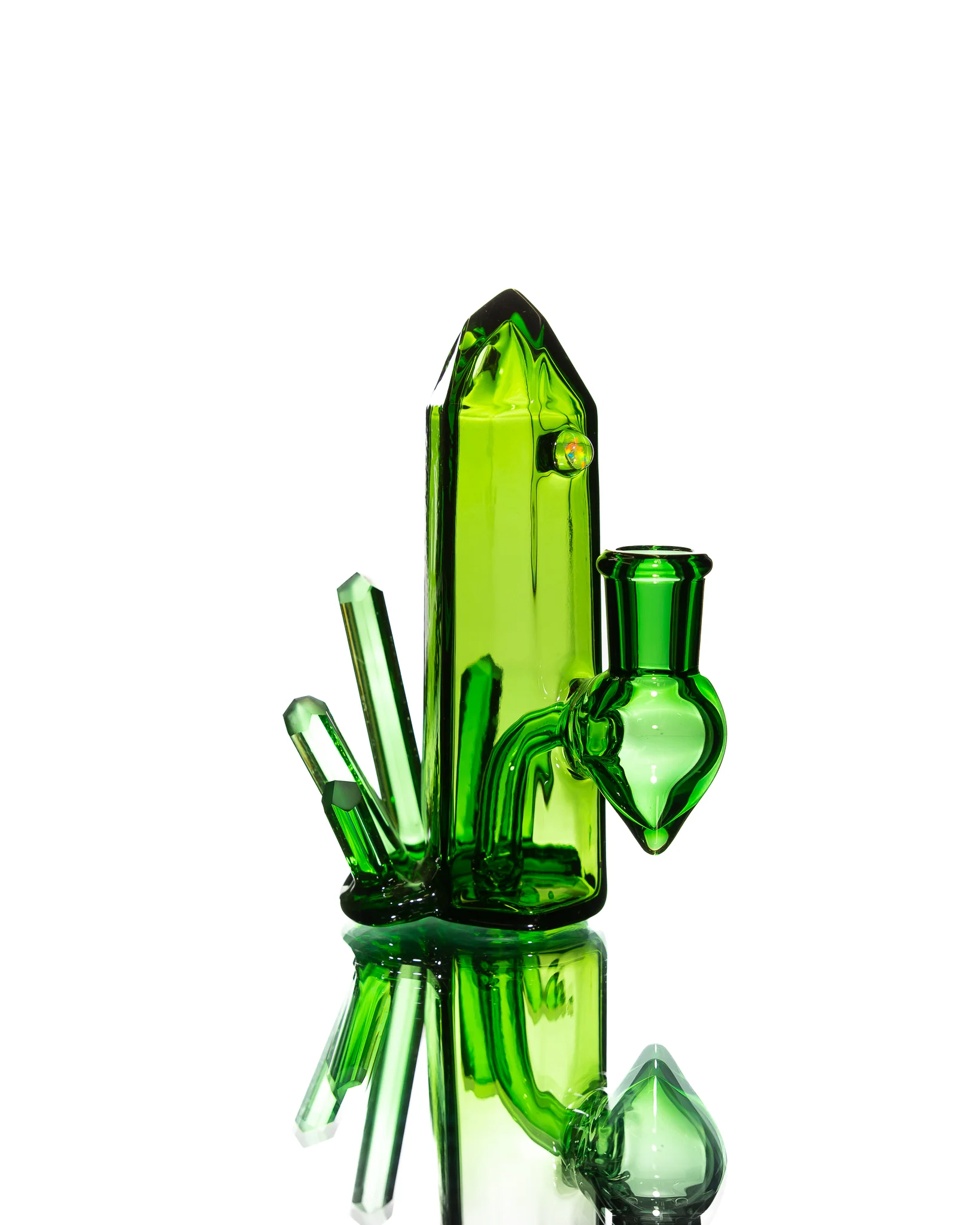 Digger Glass - Mini Crystal Jammer - Green - Image 3