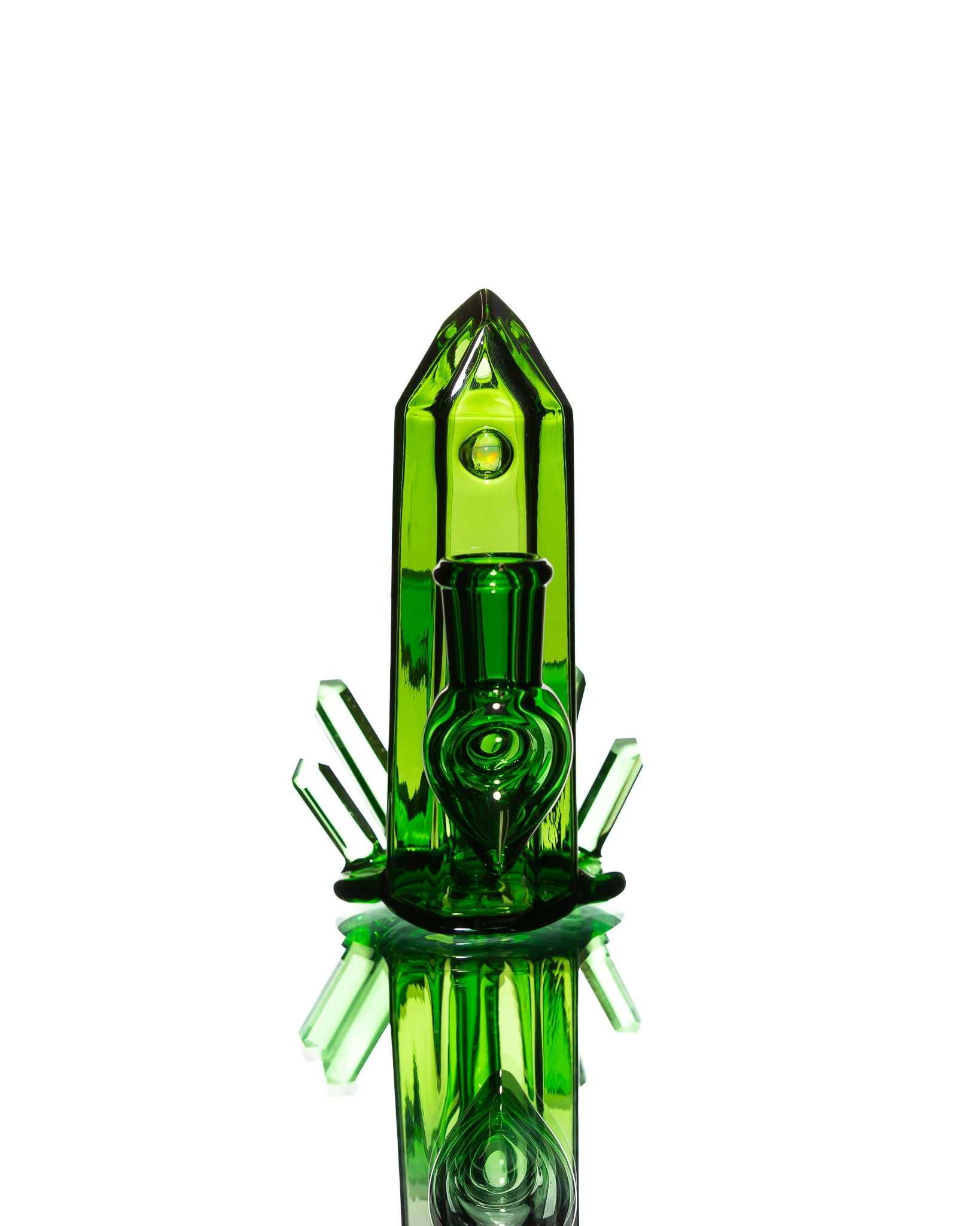 Digger Glass - Mini Crystal Jammer - Green - Image 4