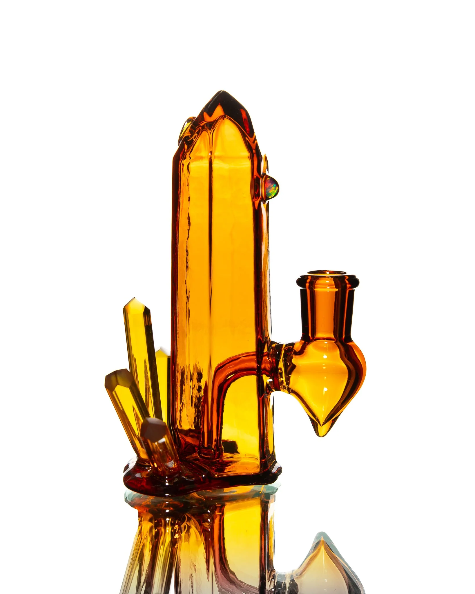 Digger Glass - Mini Crystal Jammer - Orange - Image 3