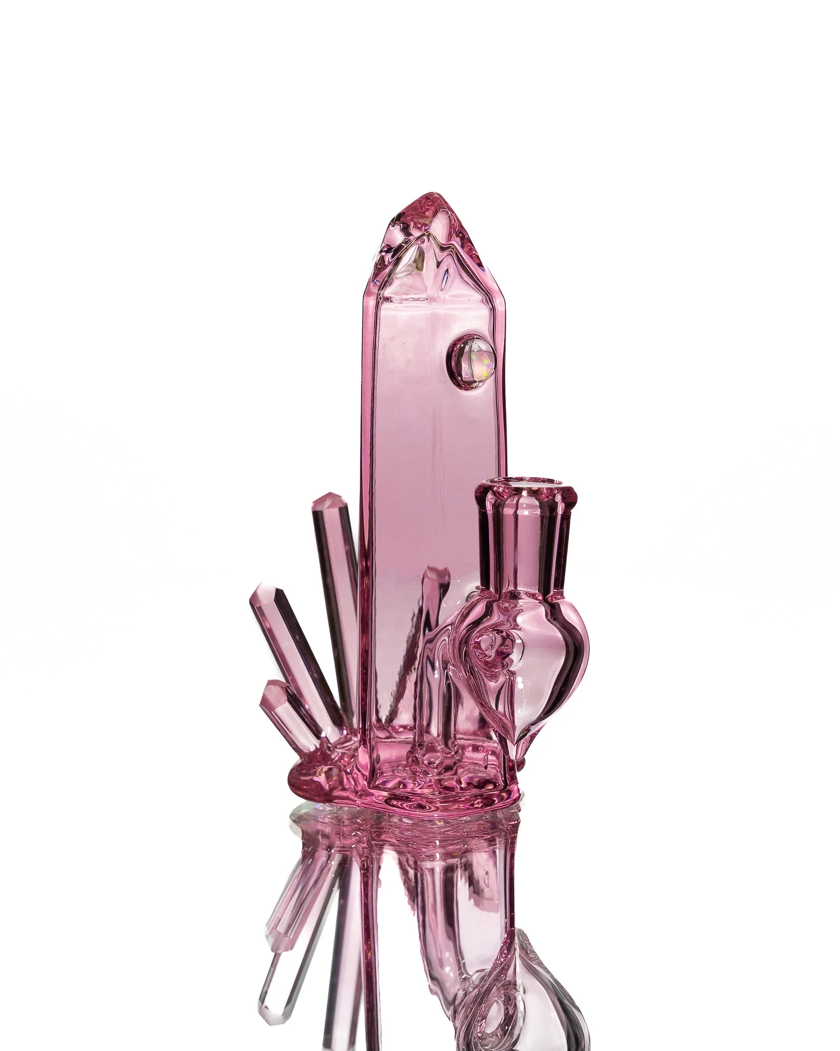 Digger Glass - Mini Crystal Jammer - Pink - Image 4