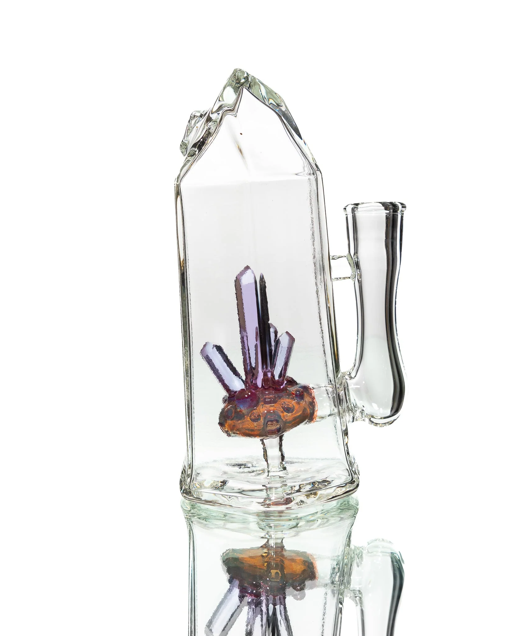 Digger Glass - Crystal Jammer - Purple & Clear - Image 3