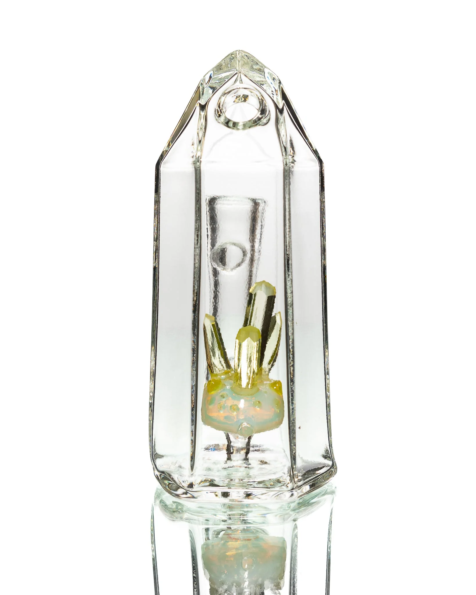 Digger Glass - Crystal Jammer - Yellow & Clear - Image 2